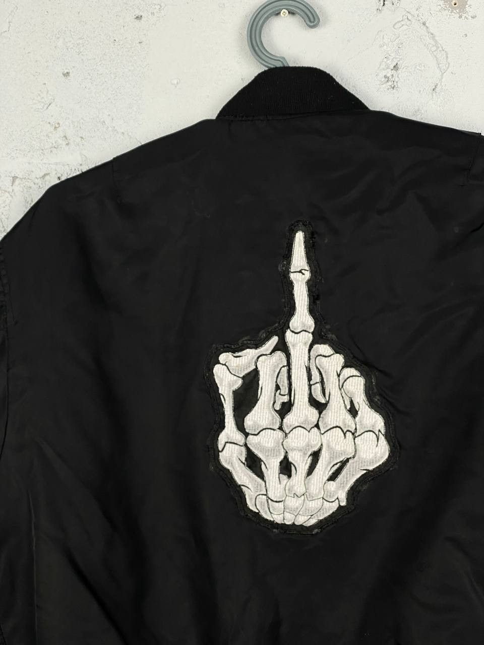 Japanese Brand Vintage Mil Tec Punk Baggy MA 1 Bomber Army Jacket black Size US L / EU 52-54 / 3 - 13 Thumbnail