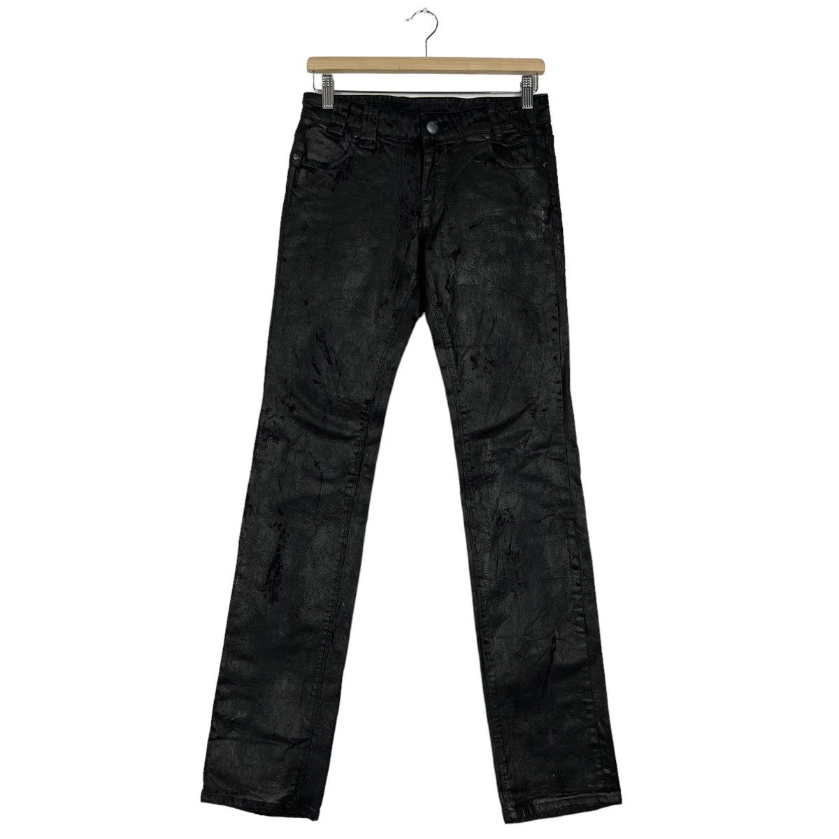 If Six Was Nine 🔥 NUI TUTTI 111 PAIN COATED PANTS Size US 28 / EU 44 - 2 Thumbnail