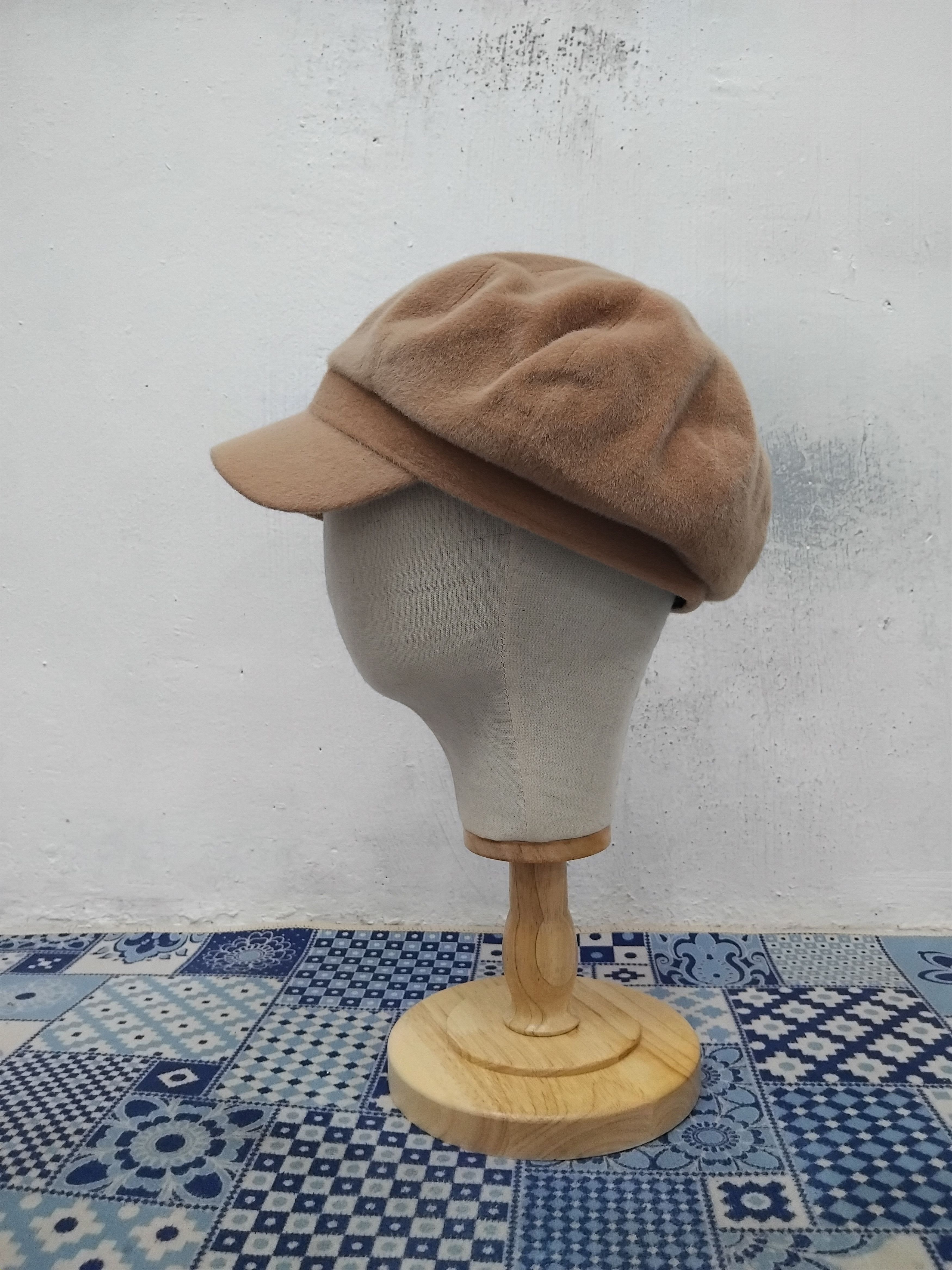 Japanese Brand 💥Unbranded peach colour harajuku Japanese style hat Size ONE SIZE - 4 Thumbnail