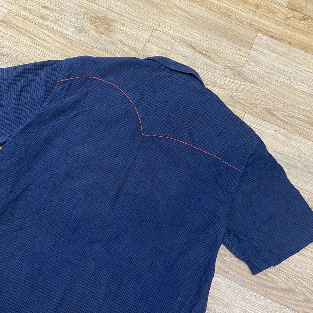 Evisu Evisu Blue Navy Button Up Shirts Size US M / EU 48-50 / 2 - 11 Thumbnail