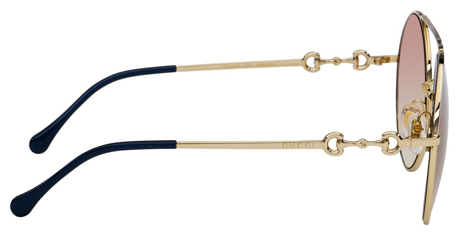 Gucci NEW GUCCI GG0878S-003 Gold Size ONE SIZE - 3 Thumbnail