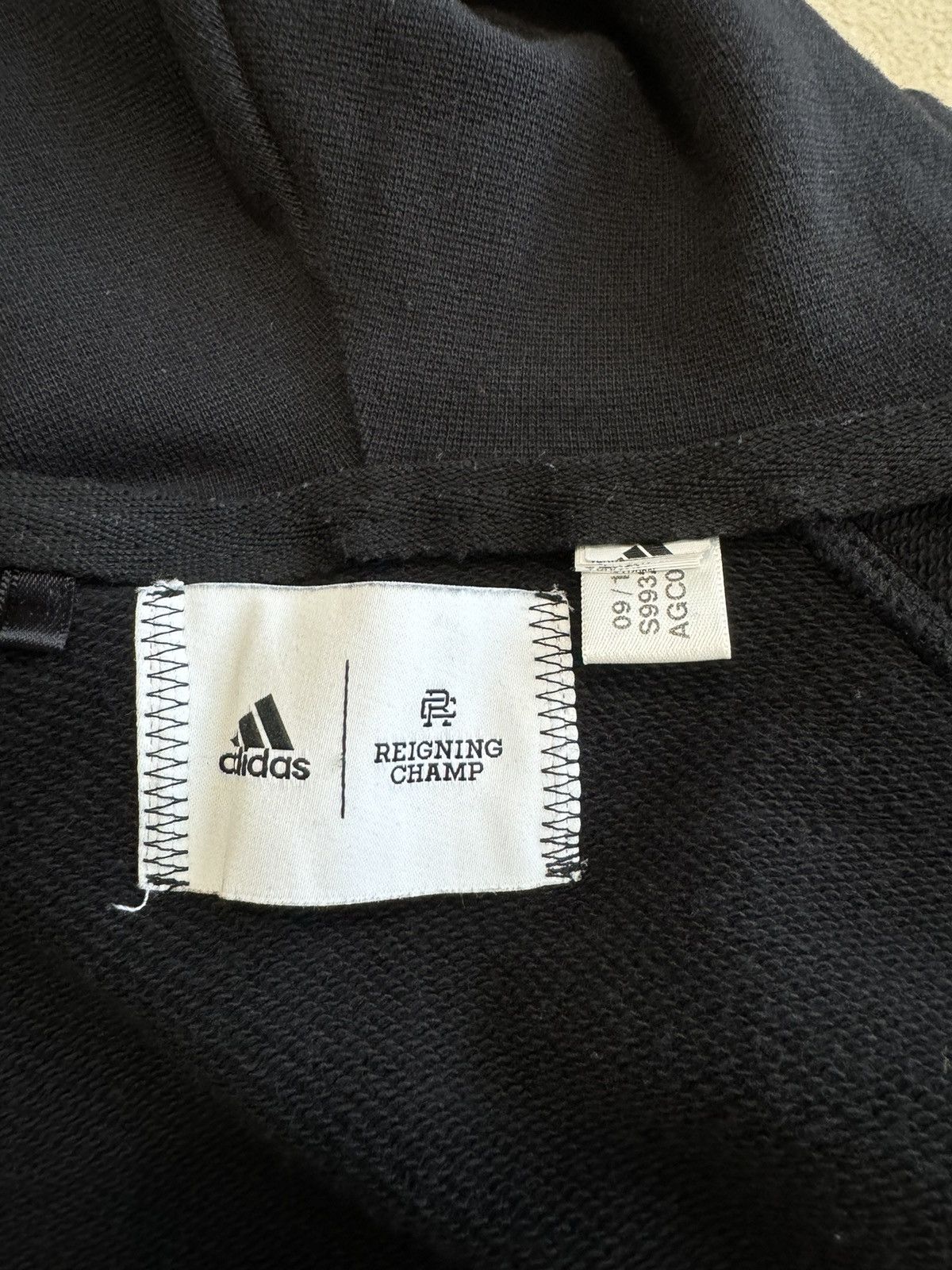 Adidas × Reigning Champ Reigning Champ x adidas Cotton Raglan Sleeve Hoodie Size S / US 4 / IT 40 - 11 Thumbnail