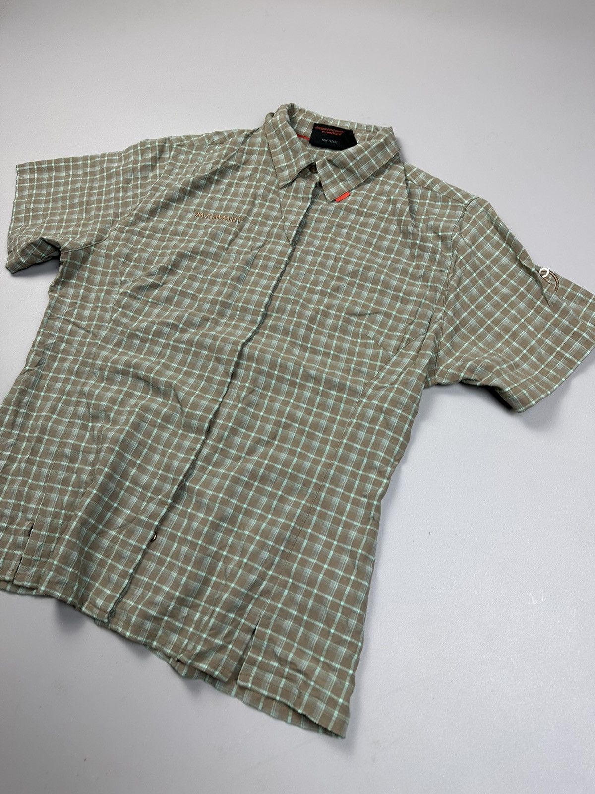 Mammut Outdoor Travel Button Shirt Checkered Mammut Size M / US 6-8 / IT 42-44 - 3 Thumbnail