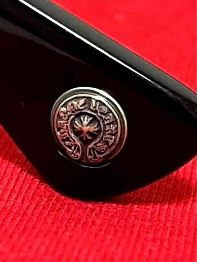 Chrome Hearts CHROME HEARTS DROOLIN Eyeglasses Black 52□20-145 Size ONE SIZE - 5 Thumbnail