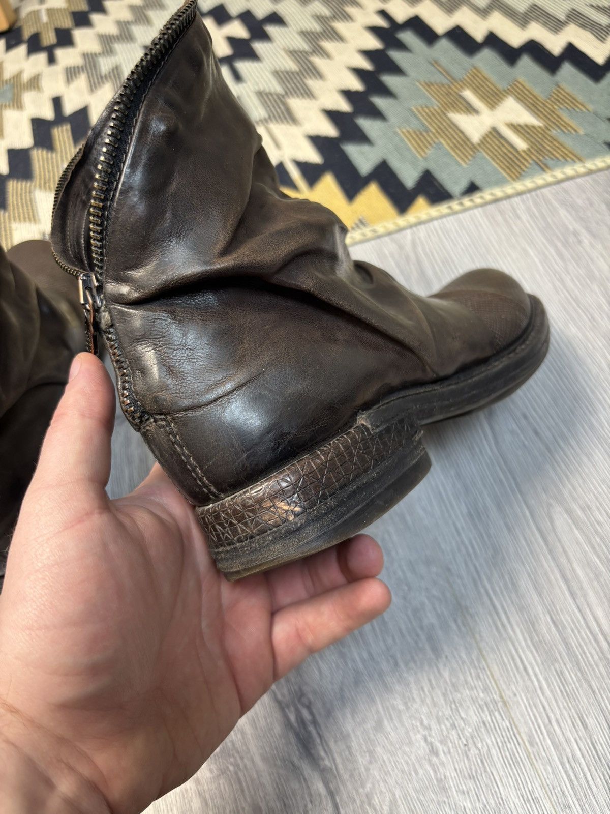 A.S.98 A.S98 leather zipper biker boots Y2K Size US 5.5 / IT 35.5 - 13 Thumbnail