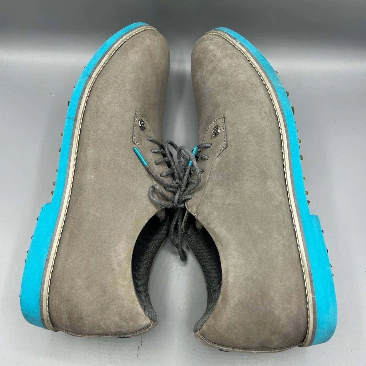 G/FORE G/FORE Leather Golf Shoes 10.5 Charcoal Sole SM151-529GLVT Size US 10.5 / EU 43-44 - 5 Thumbnail