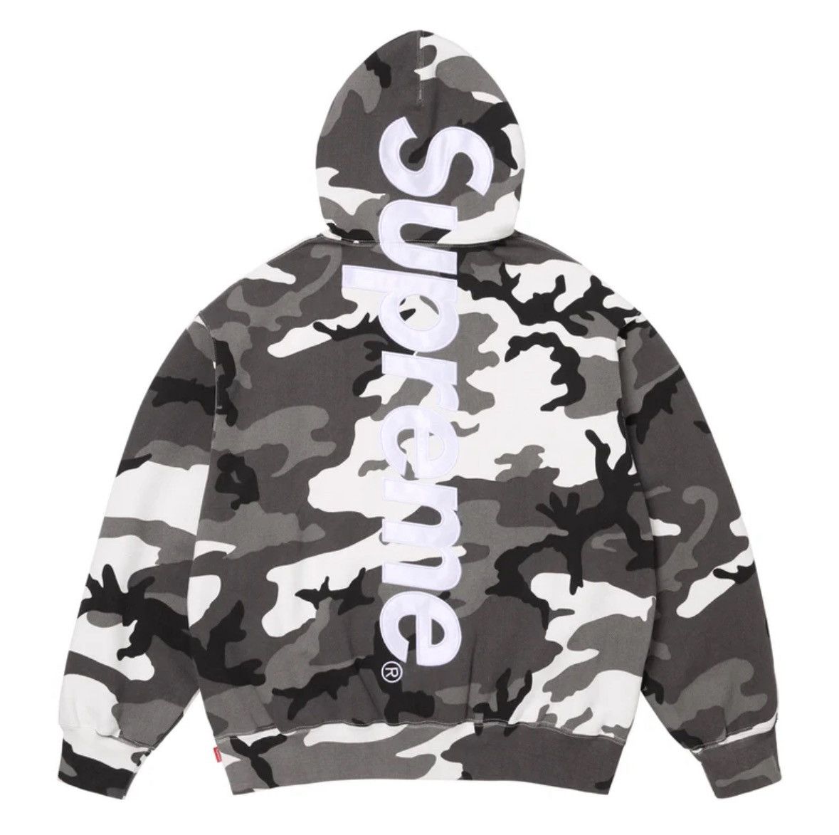 Supreme Supreme Snow Camo Satin Appliqué Sweatshirt Hoodie Small S Size US S / EU 44-46 / 1 - 2 Thumbnail