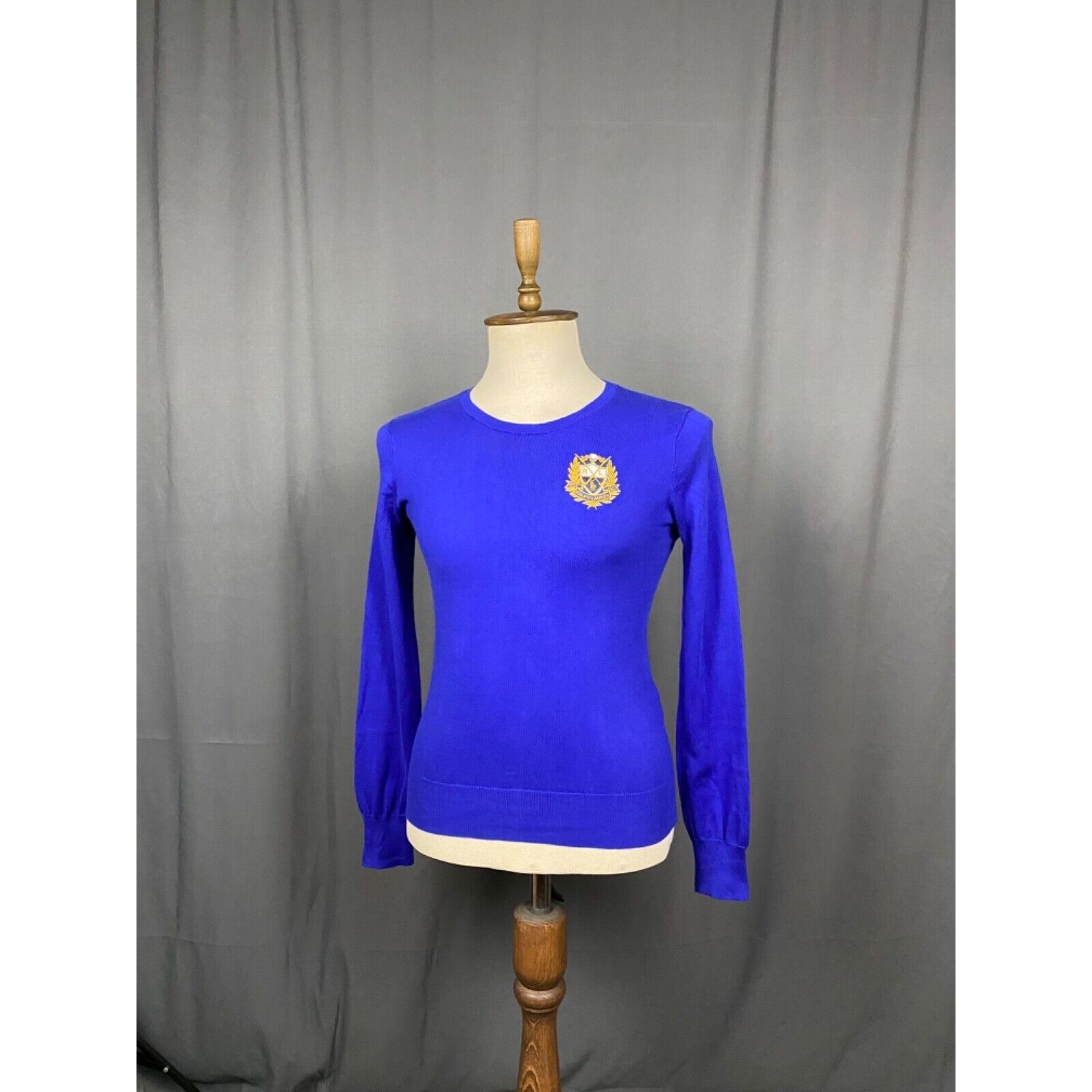 Ralph Lauren Blue Label MINT! Ralph Lauren Blue Label Big Logo Men's Blue Crewneck S Size US M / EU 48-50 / 2 - 4 Thumbnail