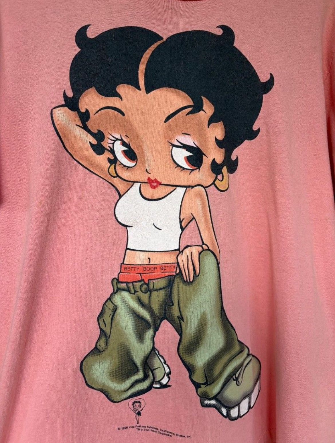 Vintage Vintage 90’s Betty Boop T-shirt Size US M / EU 48-50 / 2 - 2 Thumbnail