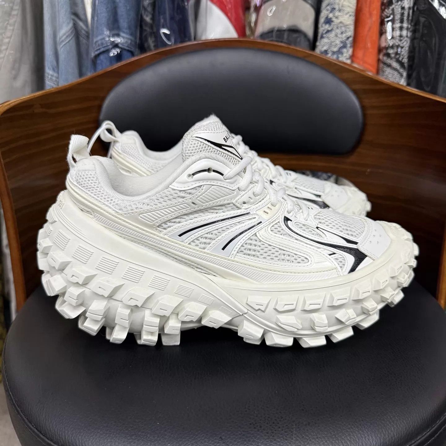 Balenciaga Balenciaga White Tire Sneaker 38 Original Box Mint Size US 7.5 / IT 37.5 - 4 Thumbnail