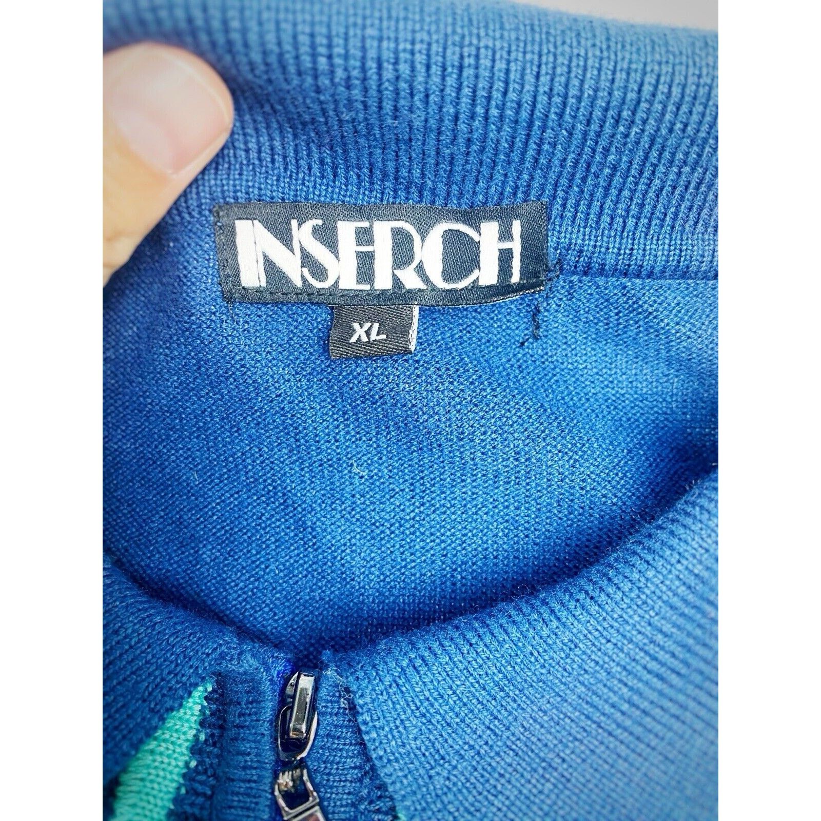 Vintage Inserch Polo Short Sleeve Sweater Shirt Men's XL 80s Style Size US XL / EU 56 / 4 - 8 Thumbnail