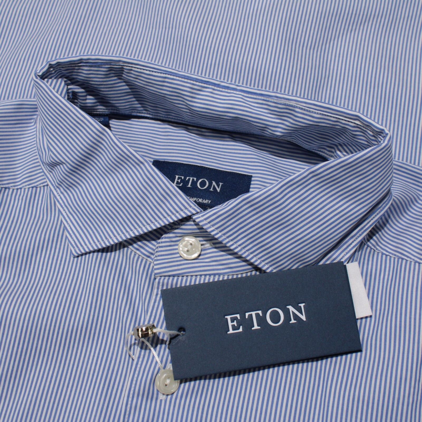 Eton Eton New with tags Shirt Size L US In Blue Size US L / EU 52-54 / 3 - 1 Thumbnail