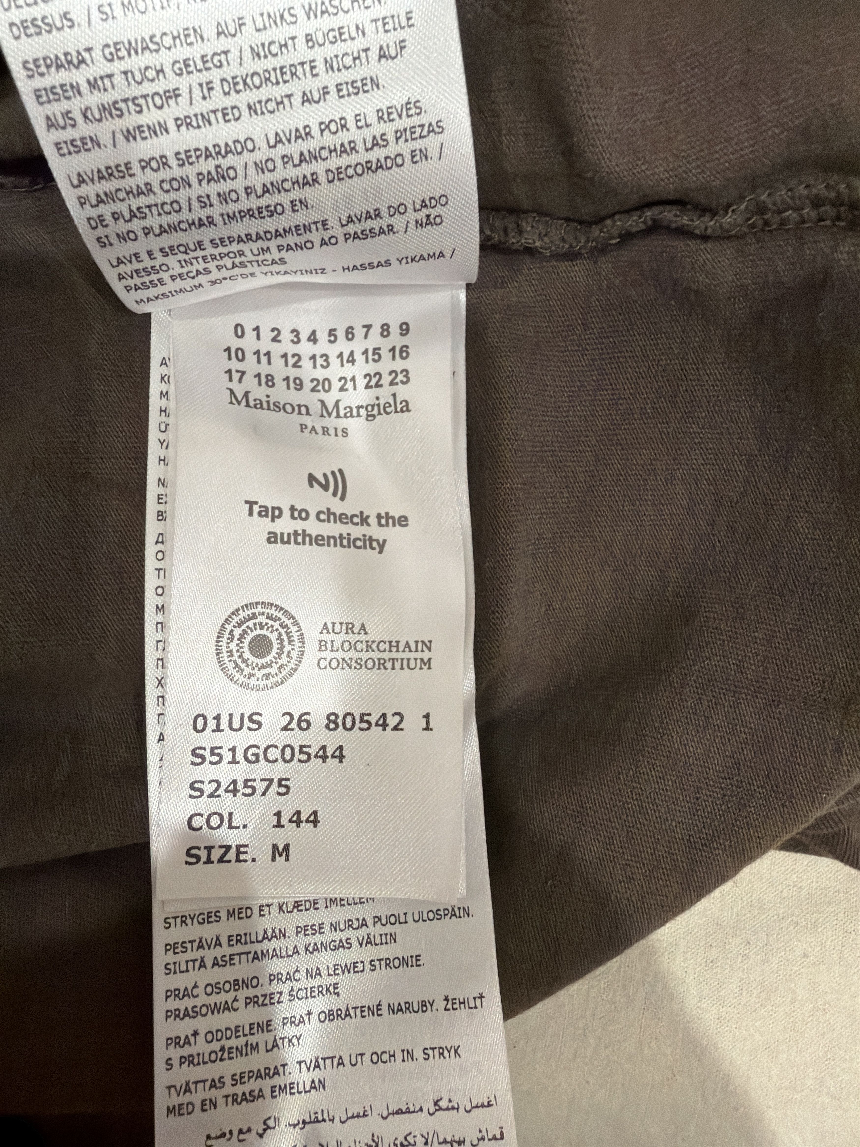 Maison Margiela Numerical cotton T-shirt Size M / US 6-8 / IT 42-44 - 6 Thumbnail