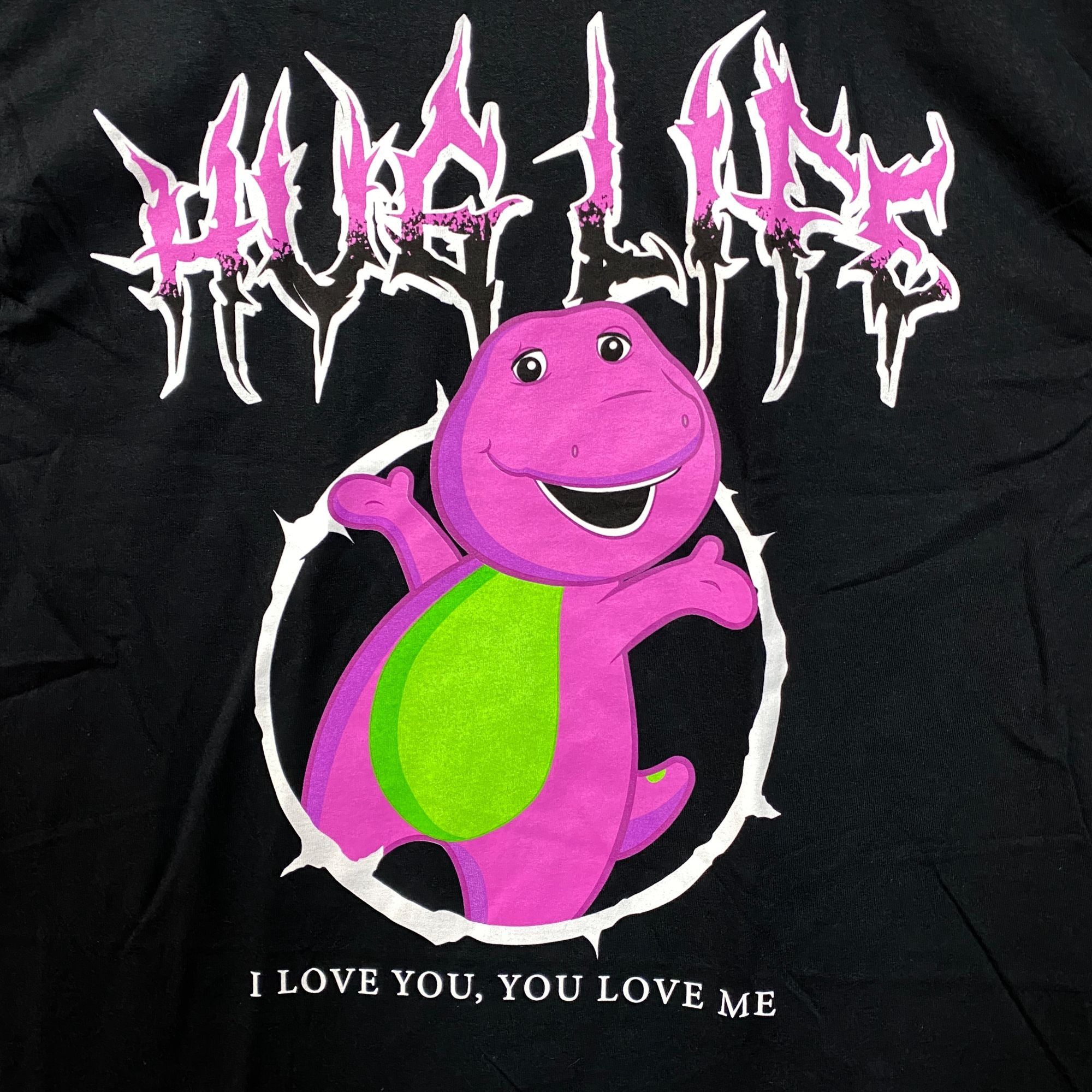 Other Barney the Dinosaur "Hug Life" Metal Graphic T-Shirt Large Size US L / EU 52-54 / 3 - 2 Thumbnail