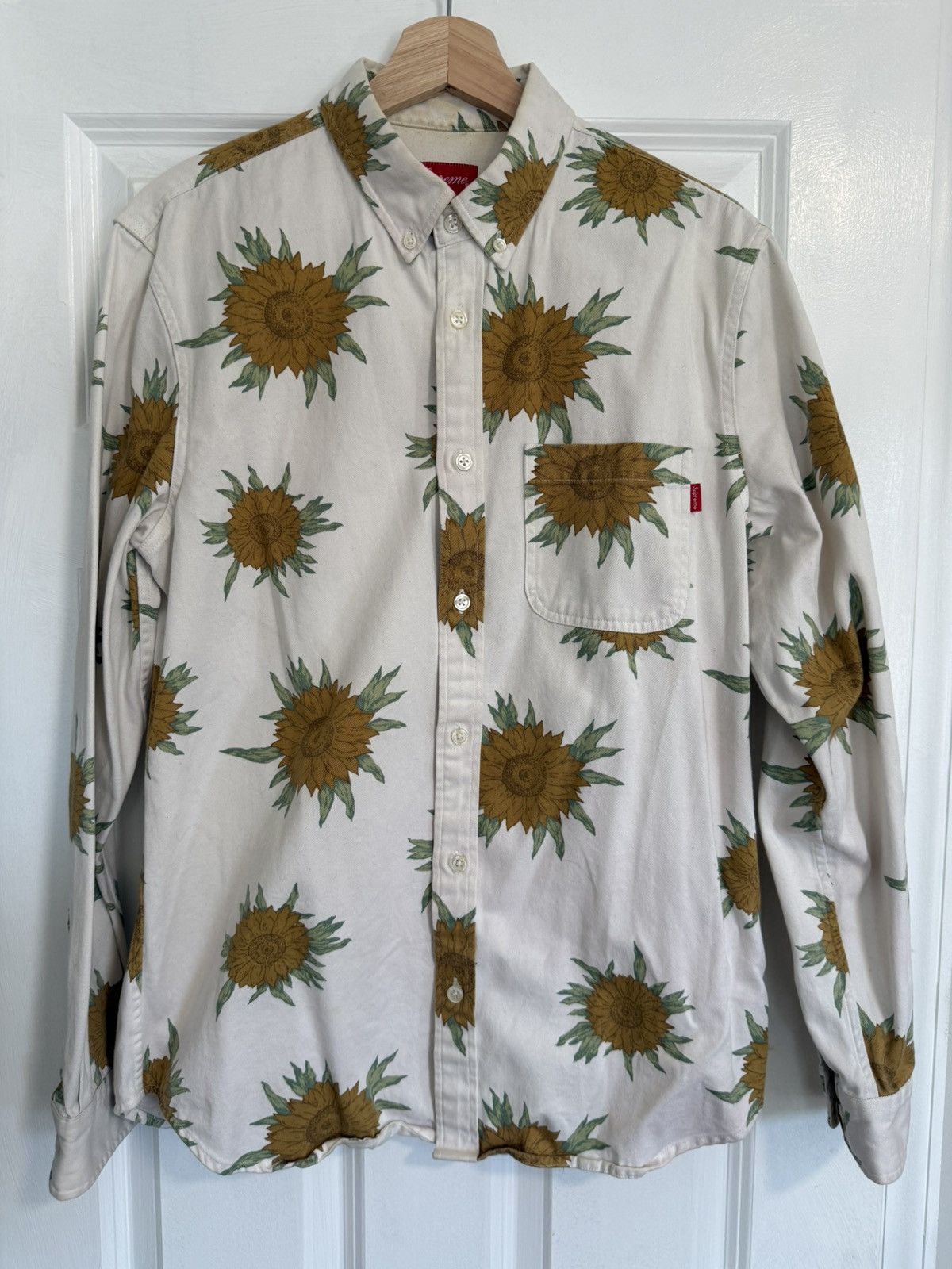 Supreme Supreme Sunflower Shirt (Spring/Summer 2015) Size US M / EU 48-50 / 2 - 1 Thumbnail