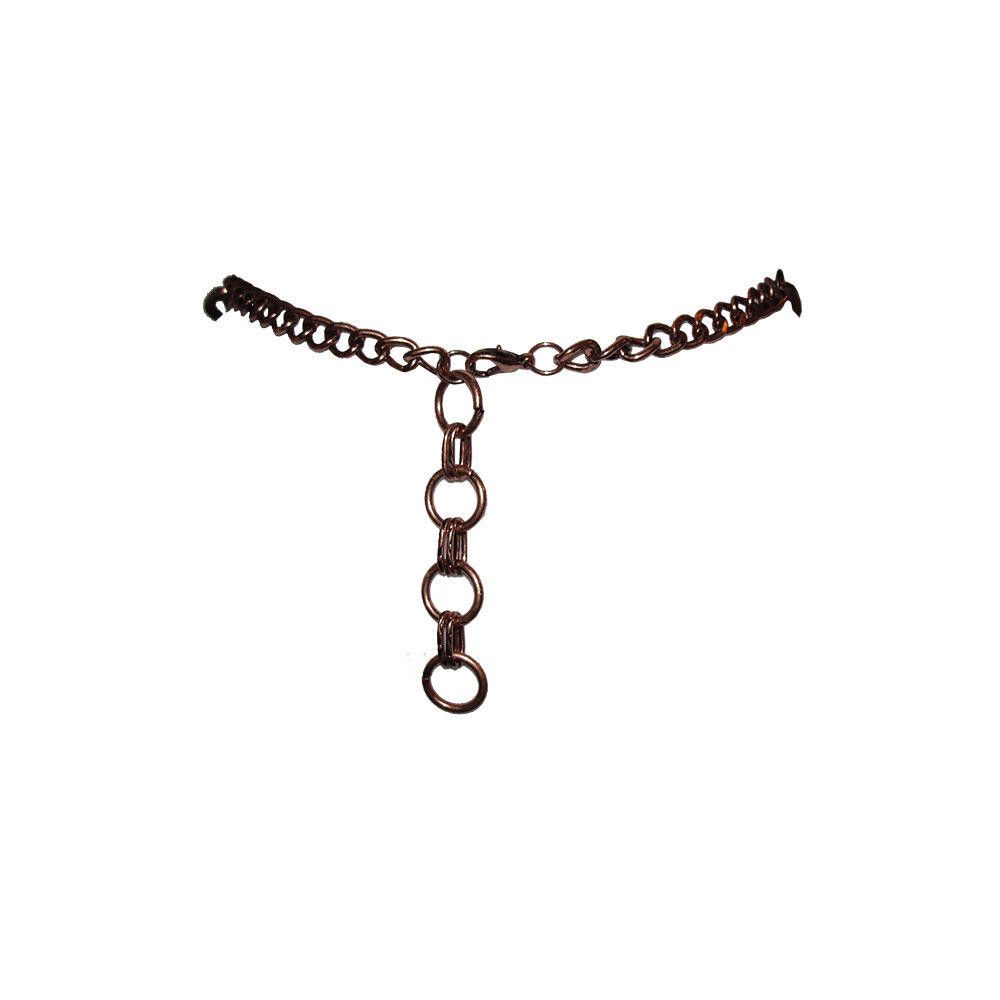 Designer Abstract Copper Plated Figural Face Necklace Size ONE SIZE - 5 Thumbnail