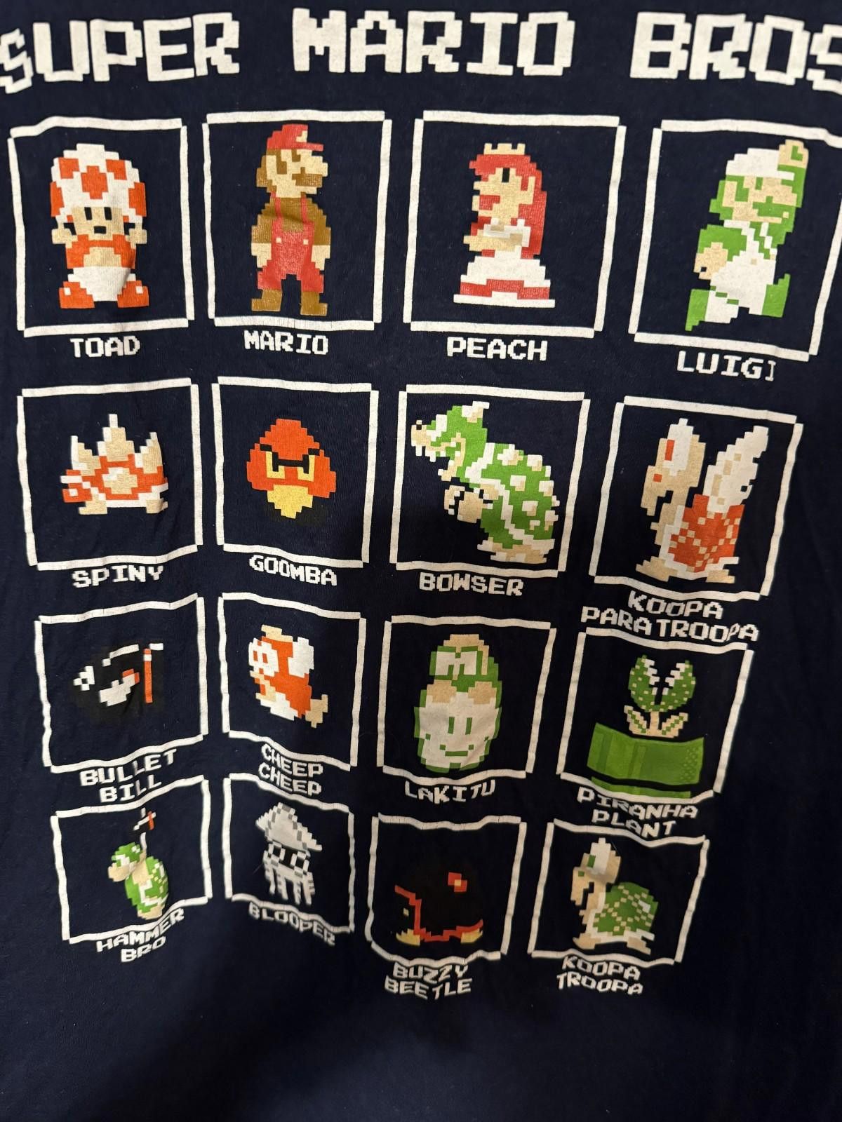 Marithe + Francois Girbaud Super Mario Brothers Characters T Shirt Men's Size XXL Blue Size US XXL / EU 58 / 5 - 3 Thumbnail