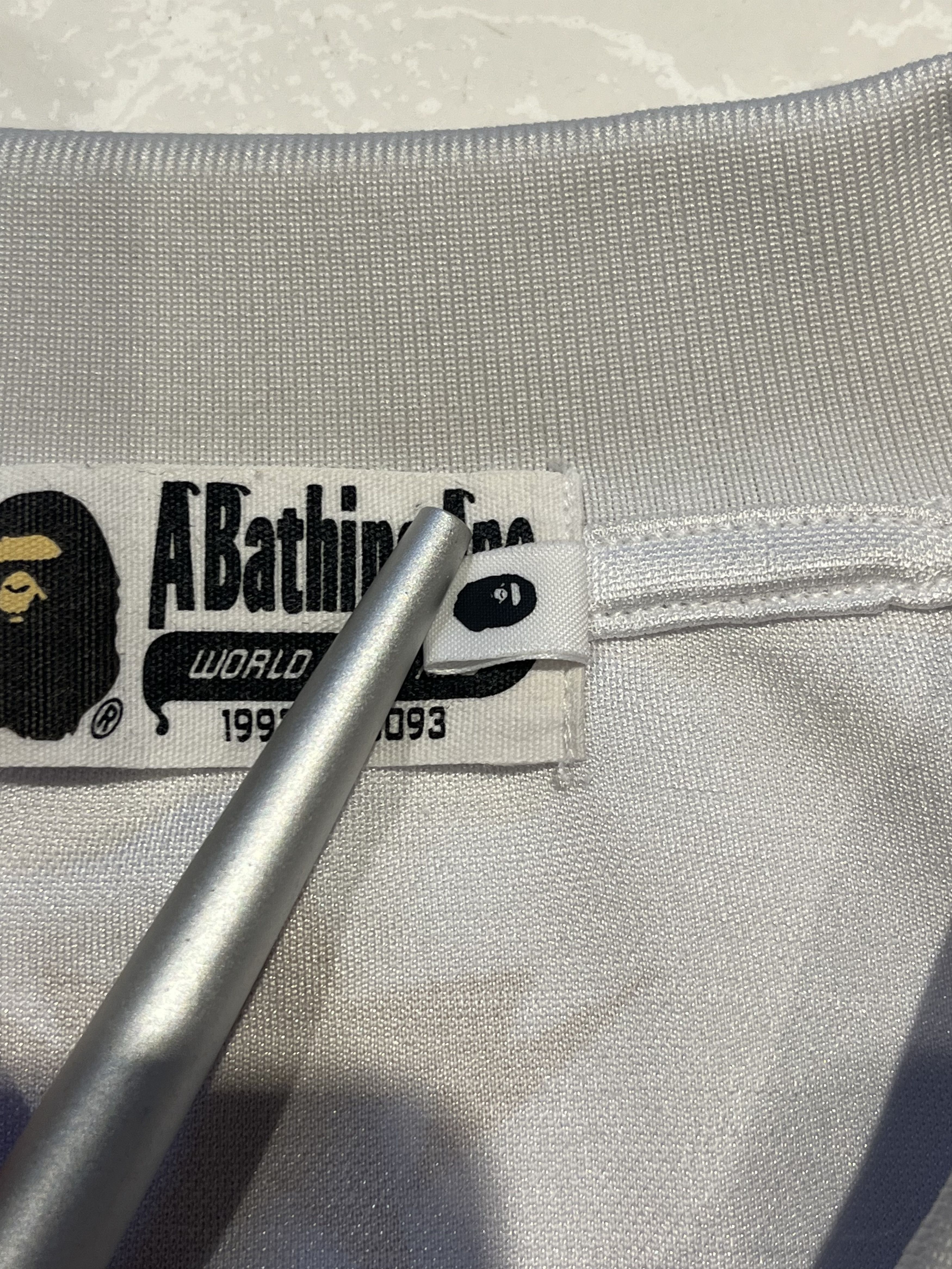 Bape BAPE MULTI LOGO RELAXED FIT SOCCER JERSEY Size US XL / EU 56 / 4 - 13 Thumbnail