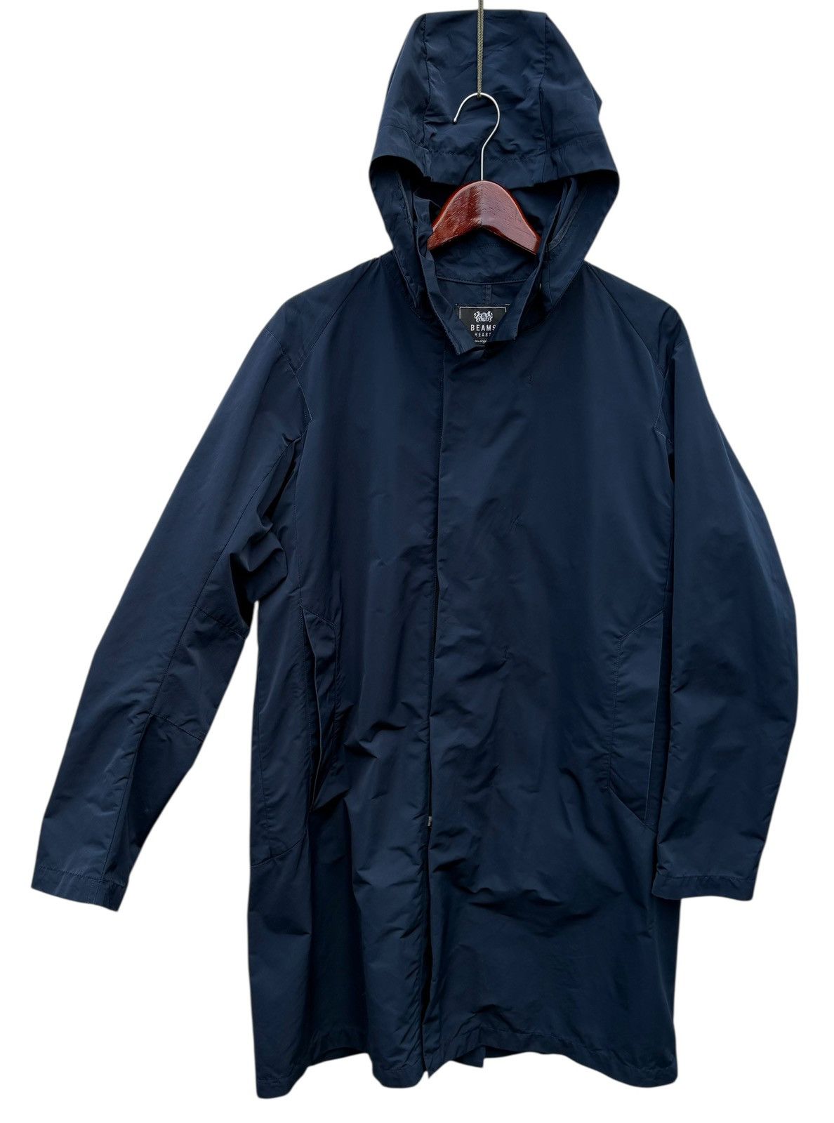 Beams Japan Beam’s Hearts Windbreaker Hoodie Long Jacket Size US M / EU 48-50 / 2 - 4 Thumbnail