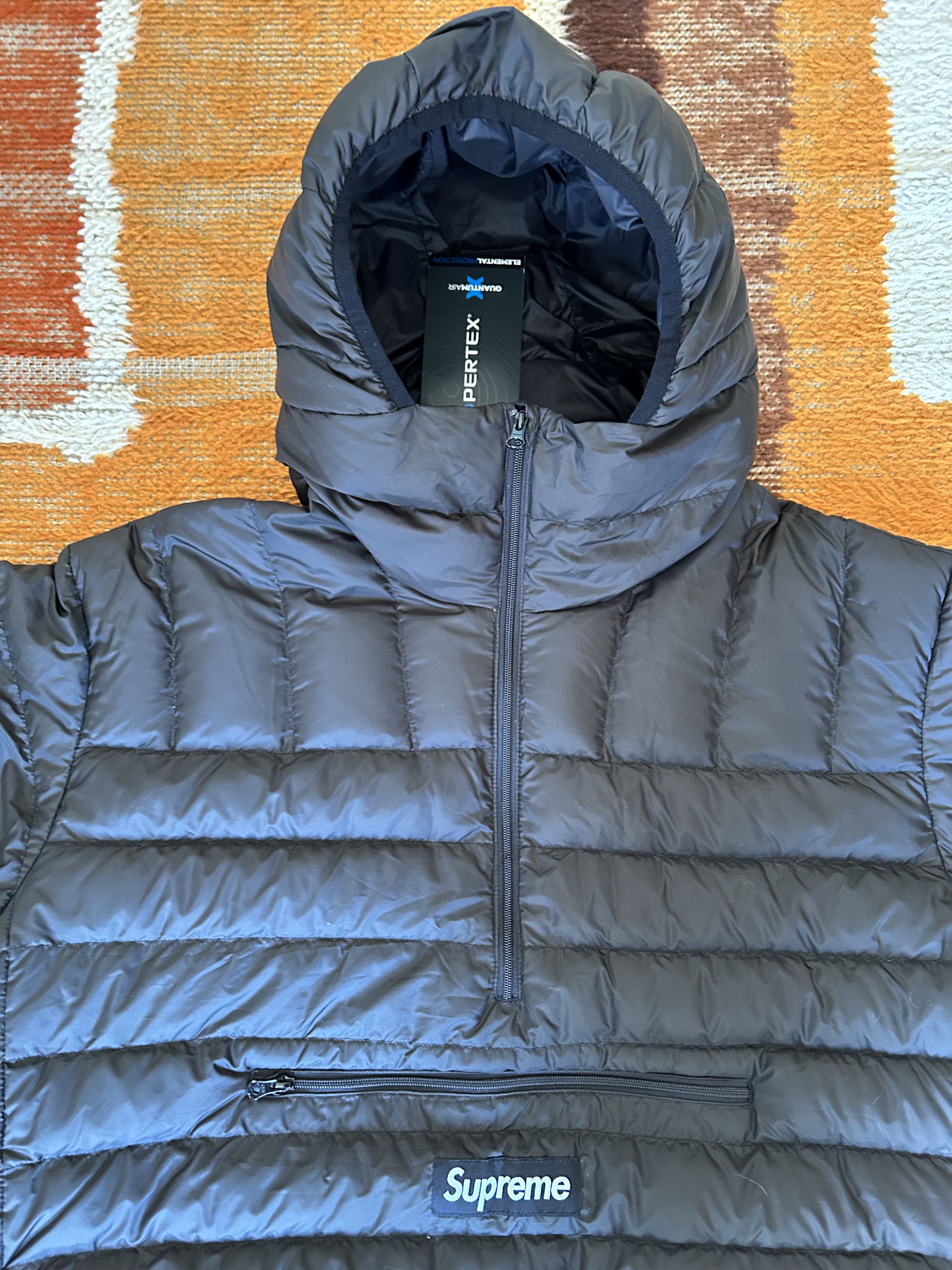 Supreme Supreme Micro Down Half Zip Hooded Puffer Coat Size US L / EU 52-54 / 3 - 2 Thumbnail