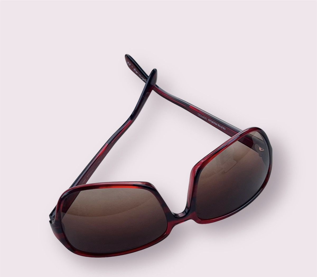 Oliver Peoples Sunglasses Francisca Red Oversized + Case