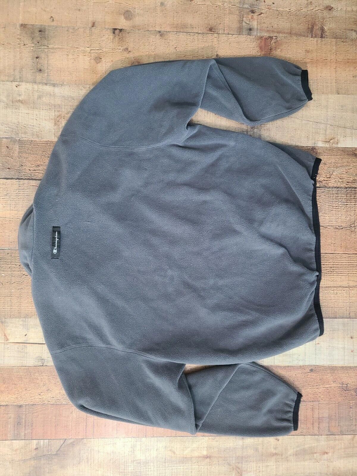 Champion Champion Auburn Fleece Jacket Large Gray Zip Up Size US XXL / EU 58 / 5 - 4 Thumbnail