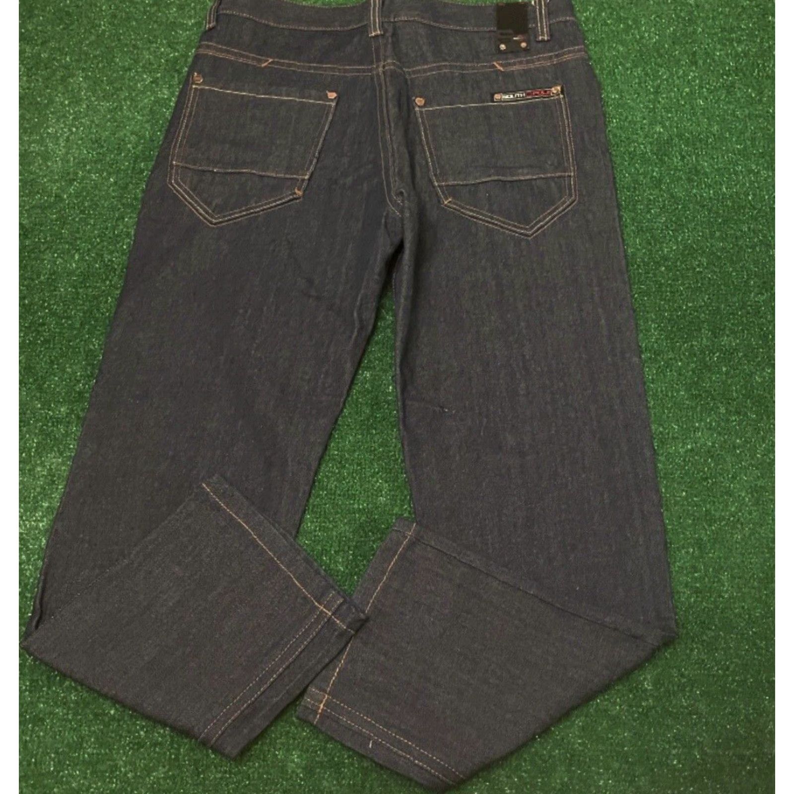 Southpole VINTAGE Southpole Jeans Baggy Grunge Skater Y2K VTG Mens 34x30 Dark Blue Wash Wide-Leg Polo? Wait. Size US 34 / EU 50 - 2 Thumbnail