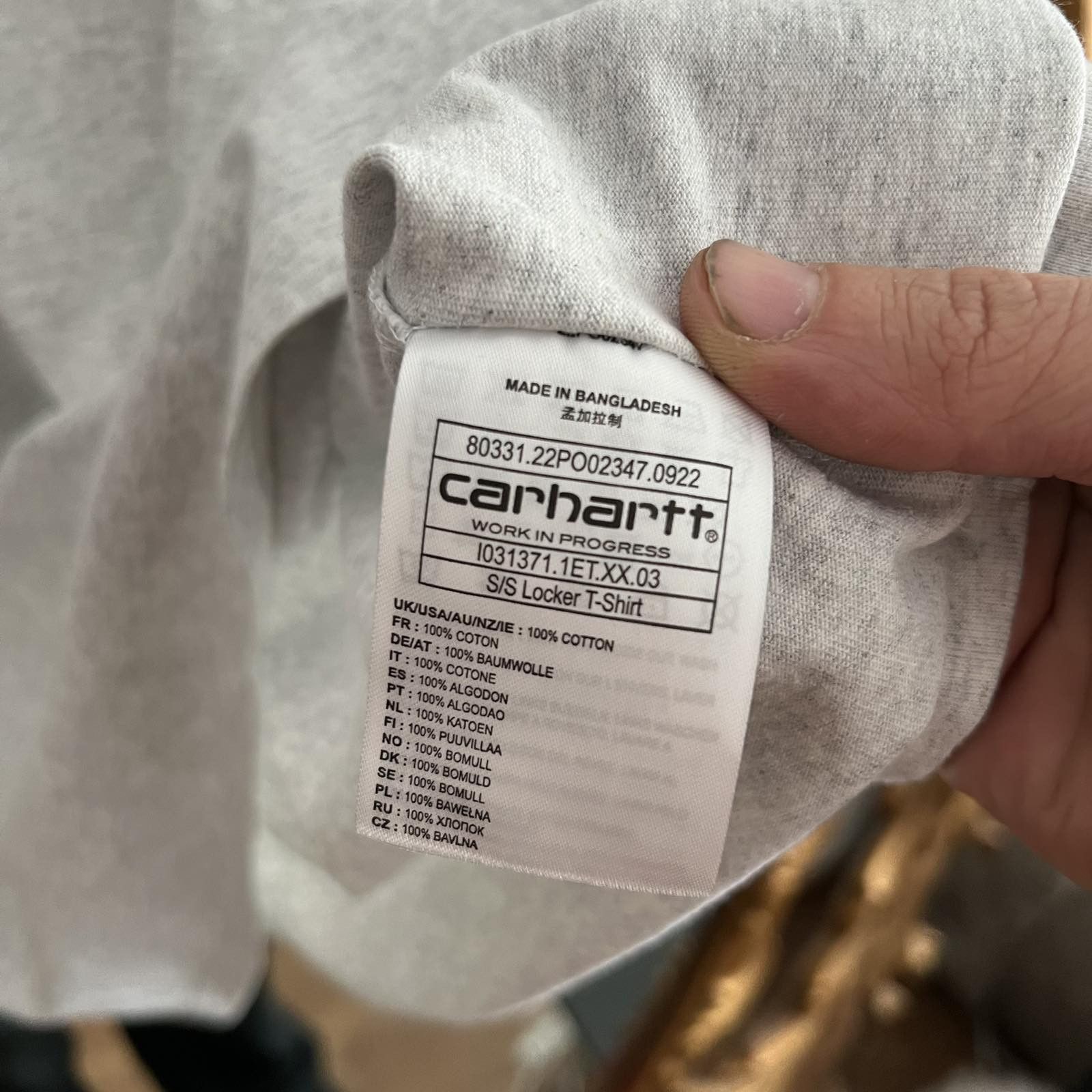 Carhartt Wip Carhartt WIP Locker Bison/Buffalo T-Shirt Sz L Size US L / EU 52-54 / 3 - 6 Thumbnail