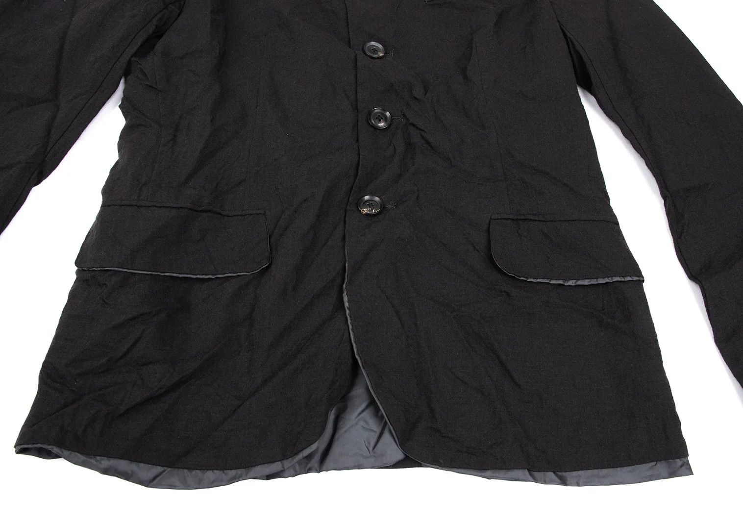 Kolor Wool Creased 4B Jacket in Dark Brown Size US S / EU 44-46 / 1 - 7 Thumbnail