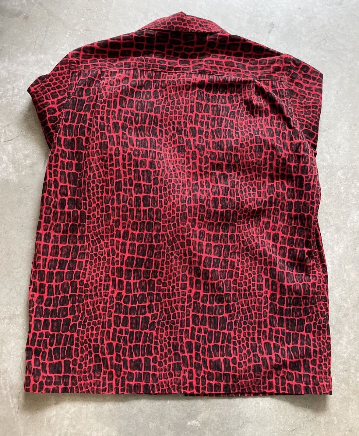 Wacko Maria Corduroy Shirt - Red Leopard Size US L / EU 52-54 / 3 - 3 Thumbnail