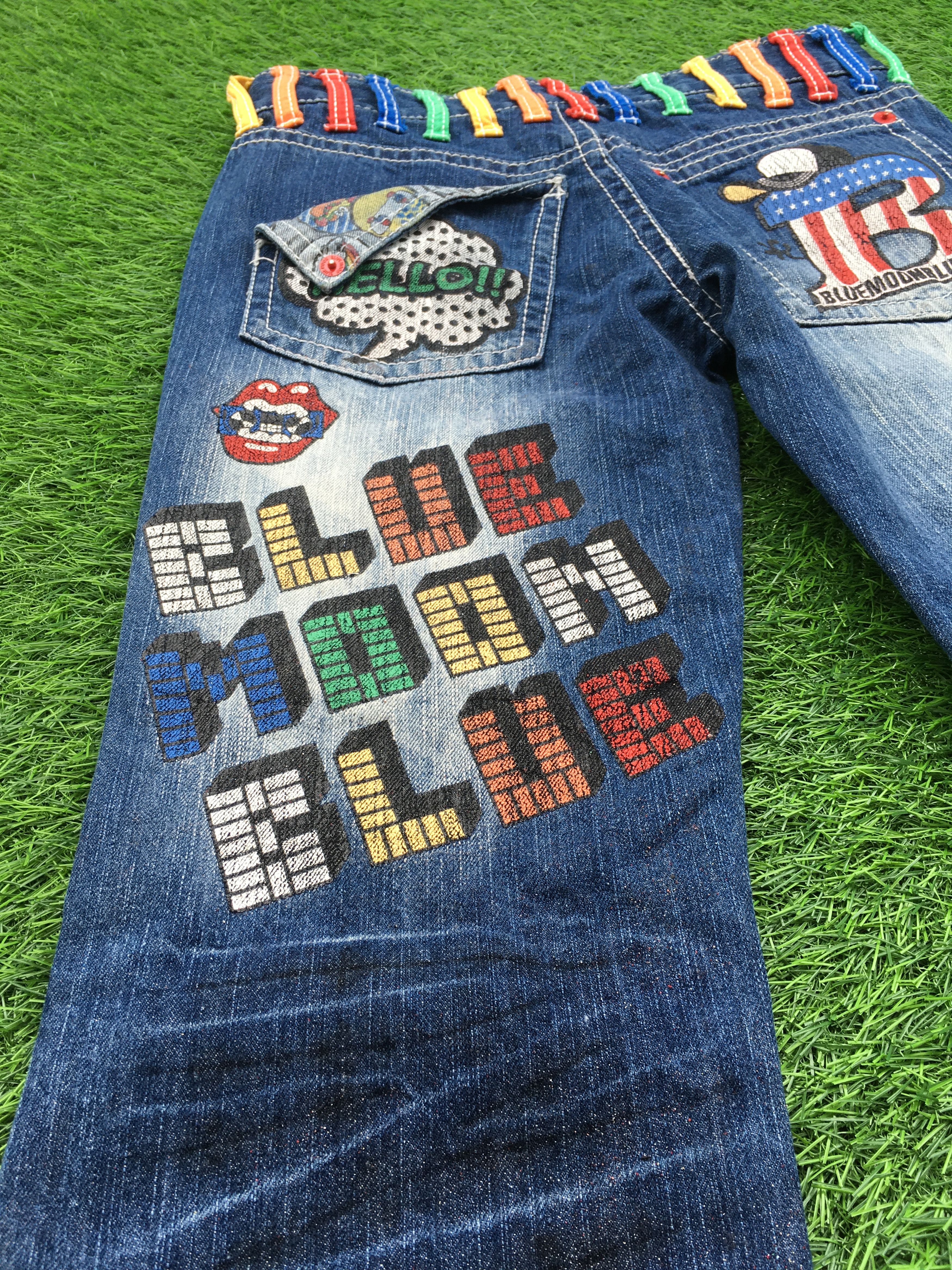 Japanese Brand Japanese Spell Out grunge printed graphics jean D-1215 Size US 27 - 6 Thumbnail
