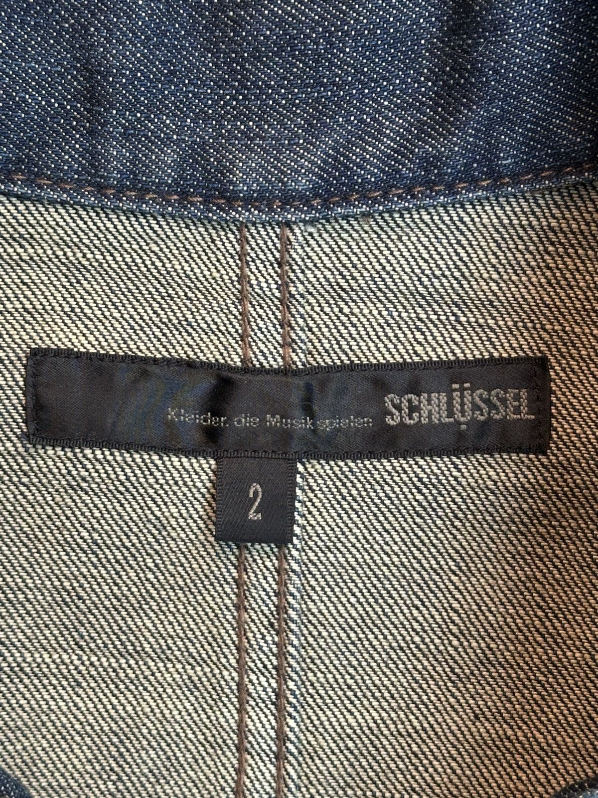 Schlussel SCHLUSSEL DENIM TYPE 2 PUNK STYLE GOTHIC JACKET Size US M / EU 48-50 / 2 - 6 Thumbnail