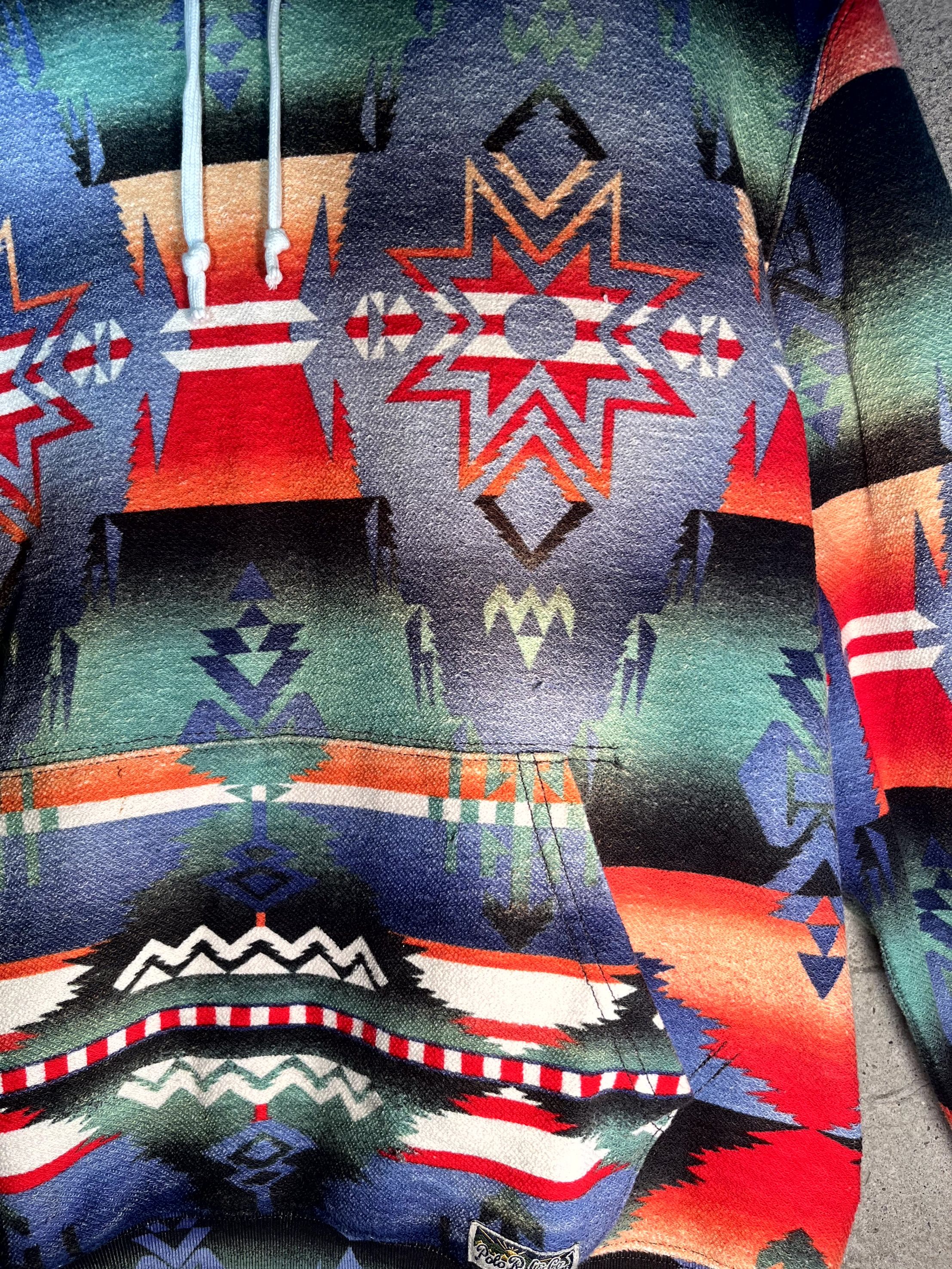 Polo Ralph Lauren Vintage Polo Aztec Hoodie Size US M / EU 48-50 / 2 - 5 Thumbnail