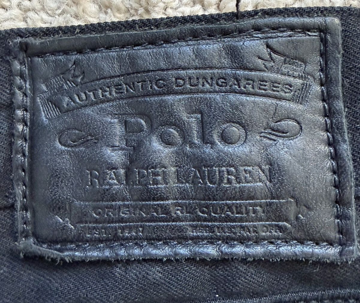 Polo Ralph Lauren Polo Ralph Lauren Sullivan Slim - Kessler Black Tuxedo Jeans Size US 33 - 3 Thumbnail