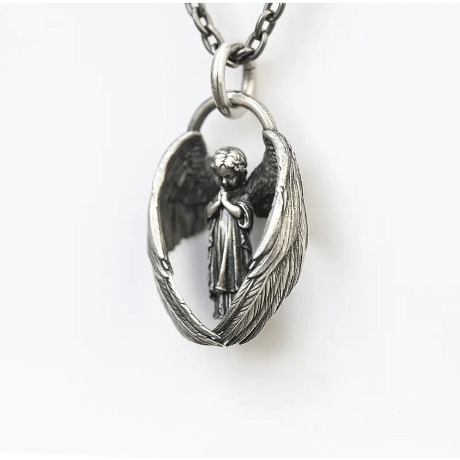 Jewelry Angel Necklace Punk Chain Size ONE SIZE - 1 Thumbnail