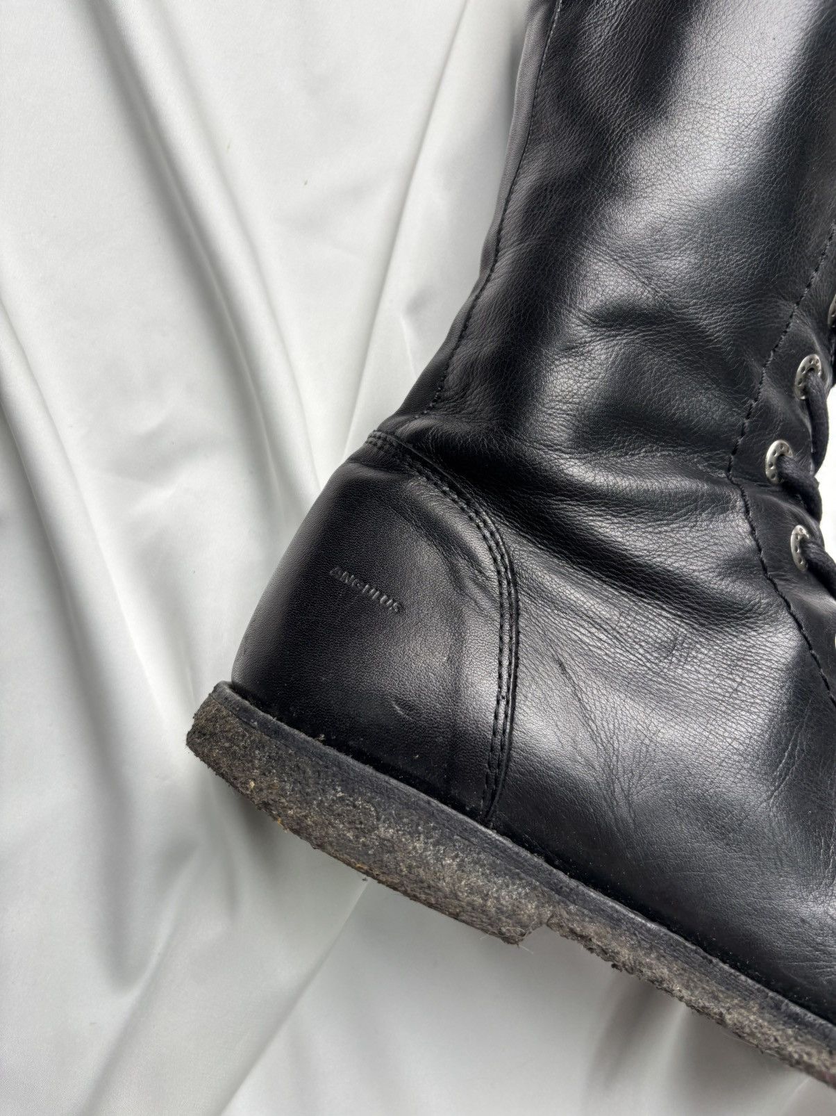 Vintage Vintage leather gothic streetwear lace up boots Size US 8 / EU 41 - 4 Thumbnail