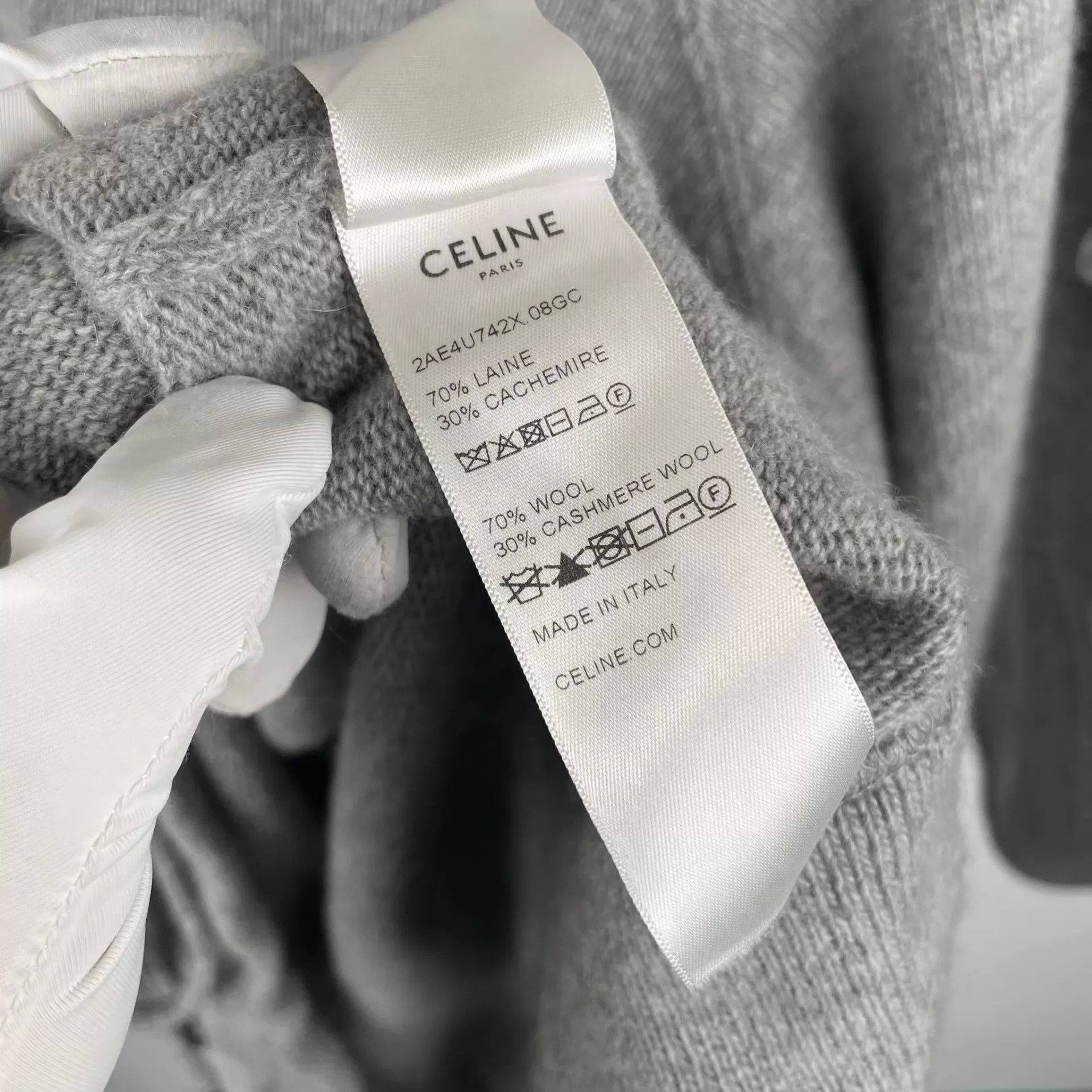 Celine Celine Women's Gray Knit Set M Size M / US 6-8 / IT 42-44 - 6 Thumbnail