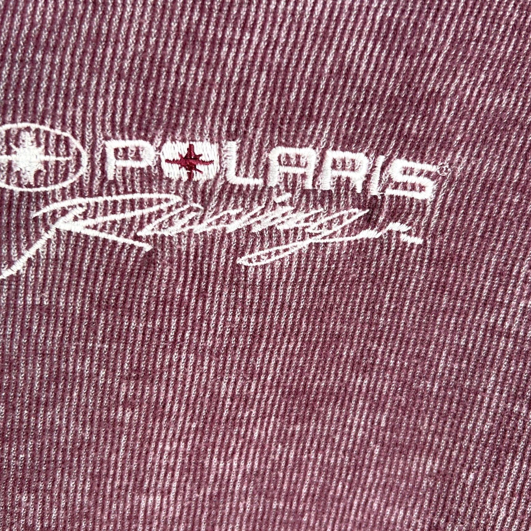 Vintage Polaris Racing Henley Hoodie shirt Mens Adult S Maroon USA Embroidered Logo Pocket Long Sleeve Made USA Size US S / EU 44-46 / 1 - 2 Thumbnail