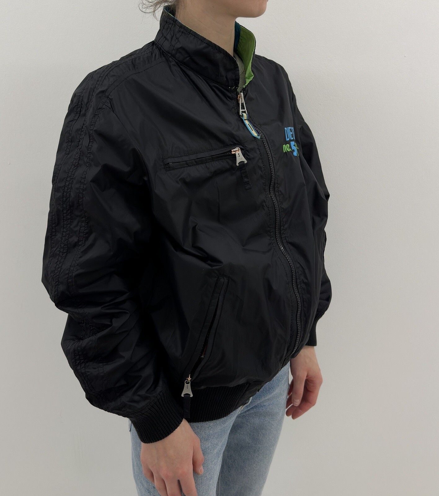 Diesel Vintage Diesel Women Reversible Bomber Jacket Only The Brave Size XXL / US 16-18 / IT 52-54 - 11 Thumbnail