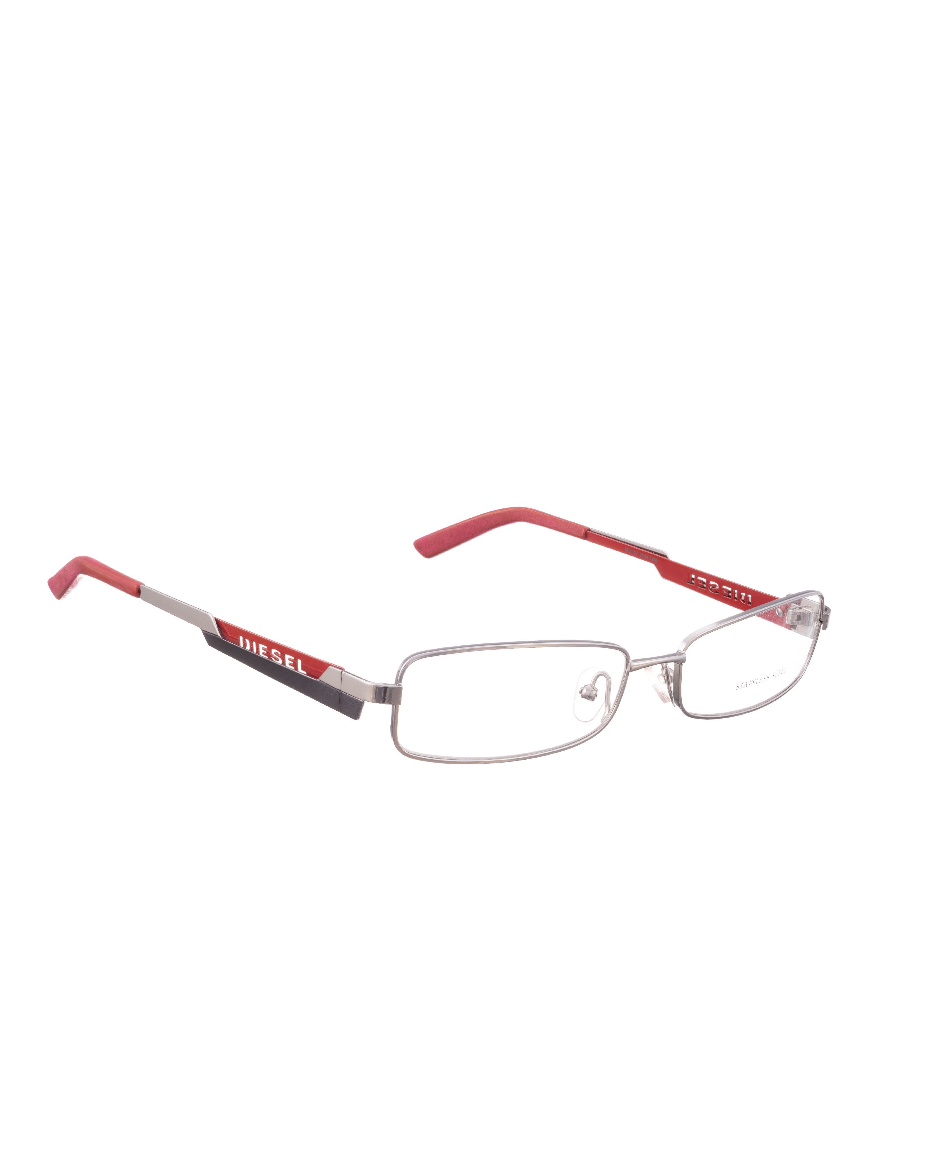 Diesel Diesel 00s Metallic Glasses with Chrome & Red Temples Size ONE SIZE - 2 Thumbnail