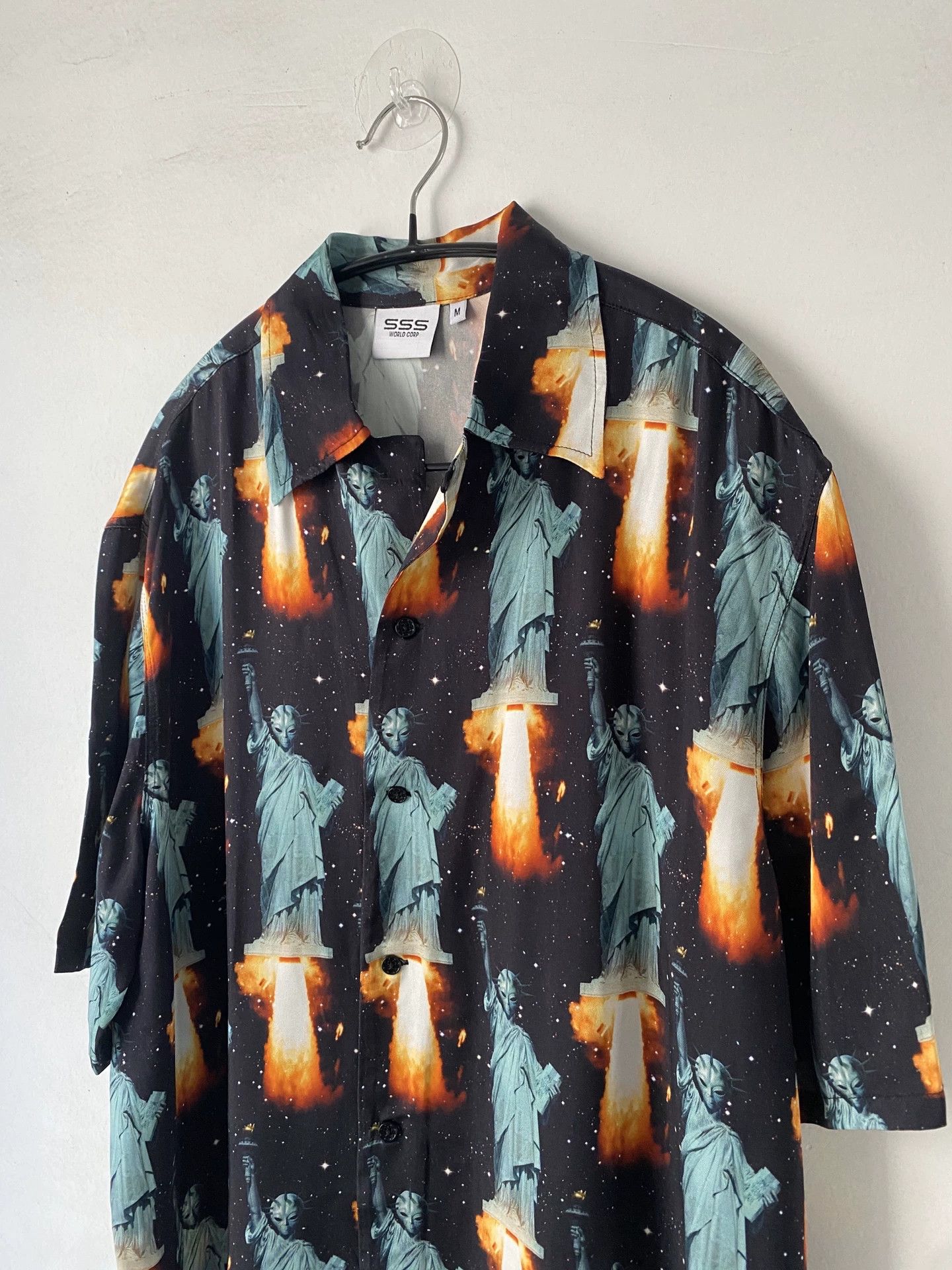 SSS World Corp SSS WORLD CORP. Alien Hawaiian Shirt M Silky wacko maria Size US M / EU 48-50 / 2 - 3 Thumbnail