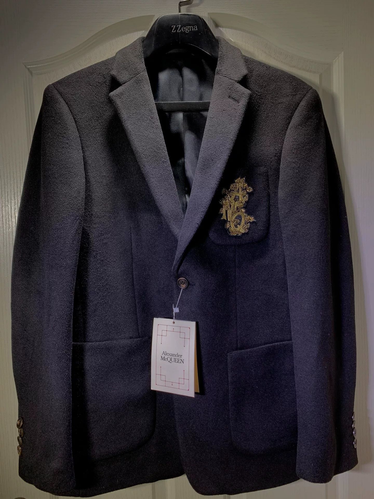 Alexander McQueen Alexander McQueen Men's Winter Wool Coat Size US L / EU 52-54 / 3 - 1 Thumbnail