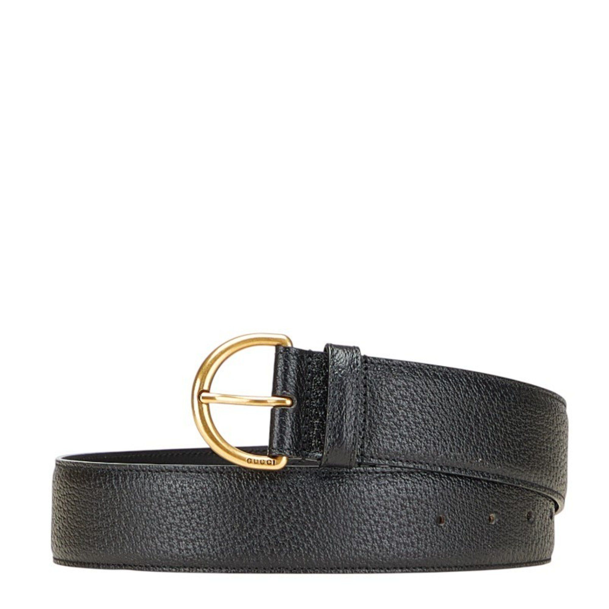 Gucci Gucci Belt Size: 80/32 573325 Black Leather Women's GUCCI Size ONE SIZE - 1 Thumbnail