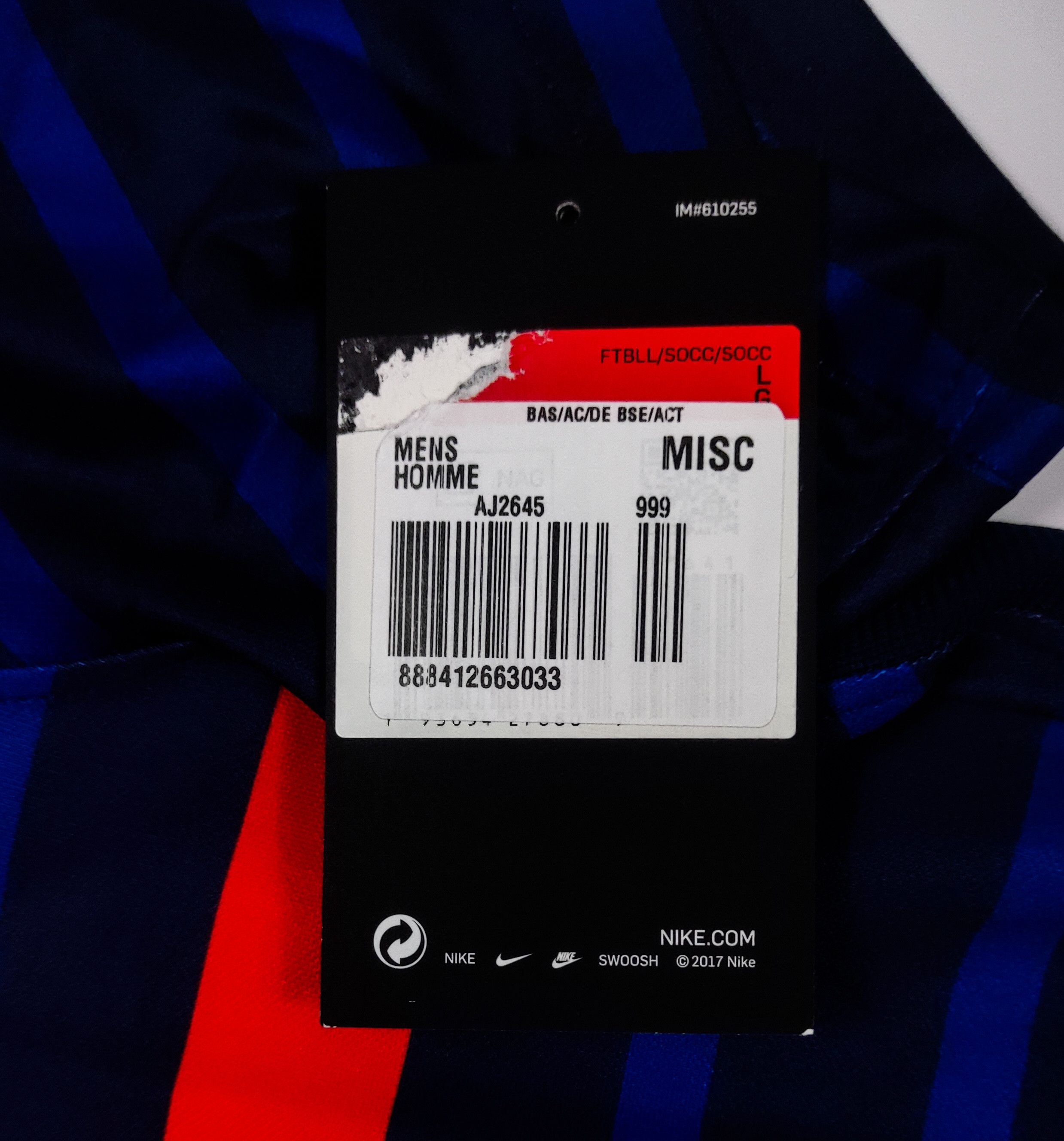 Adidas BNWT Women's France 2020 2021 Nike Home Shirt Kit Jersey Size US L / EU 52-54 / 3 - 5 Thumbnail