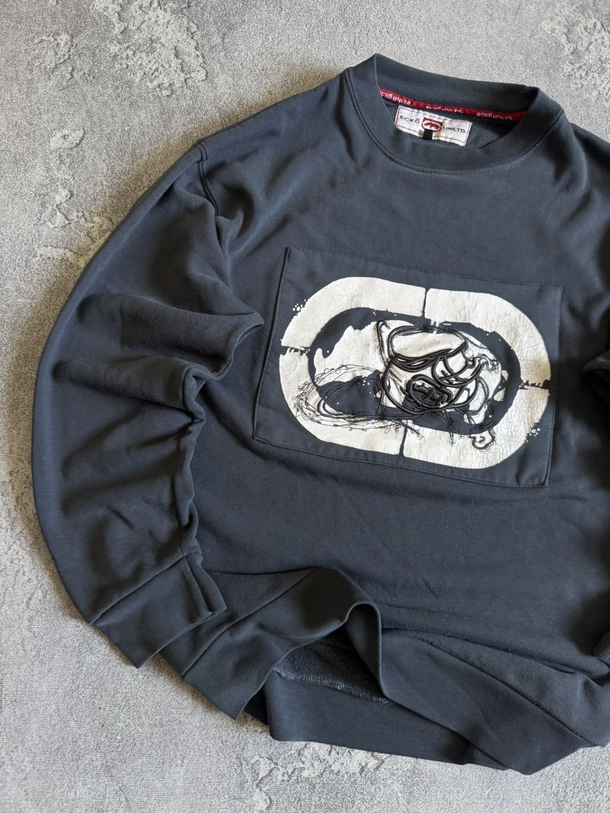 Ecko Unltd. ECKO UNLTD. XL/size big logo sweatshirts jumper pullover 90s Size US XL / EU 56 / 4 - 3 Thumbnail