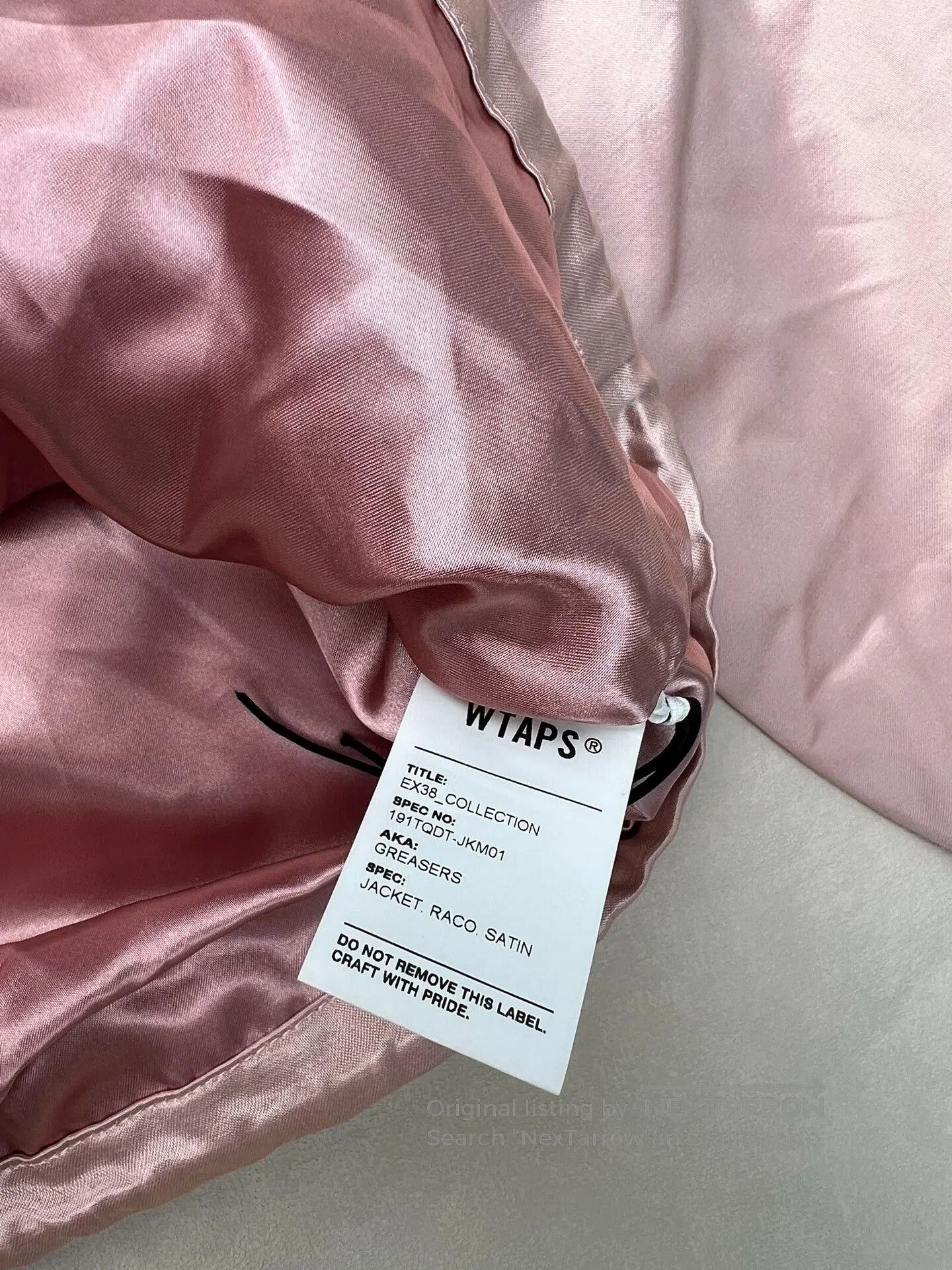 Wtaps WTAPS GREASERS SATIN CASUAL JACKET. Size US XL / EU 56 / 4 - 2 Thumbnail