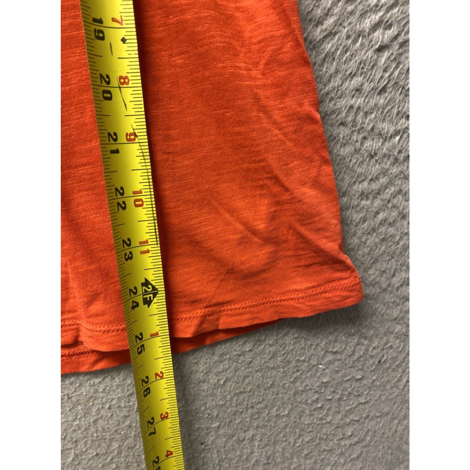 Loft VINTAGE Loft Women's T-Shirt Size S Short Sleeve Orange Solid 57-57 Size S / US 4 / IT 40 - 4 Thumbnail