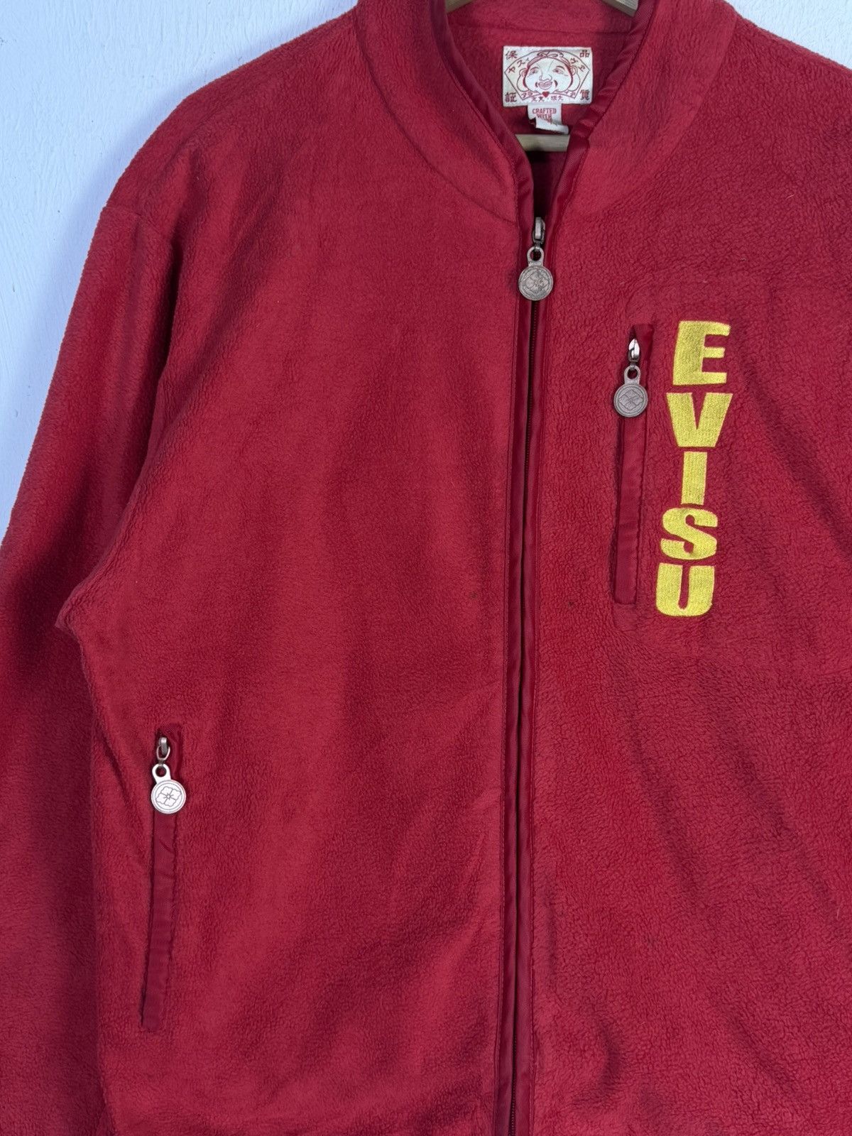 Evisu Vintage Evisu Boa Fleece Jacket Size US L / EU 52-54 / 3 - 4 Thumbnail