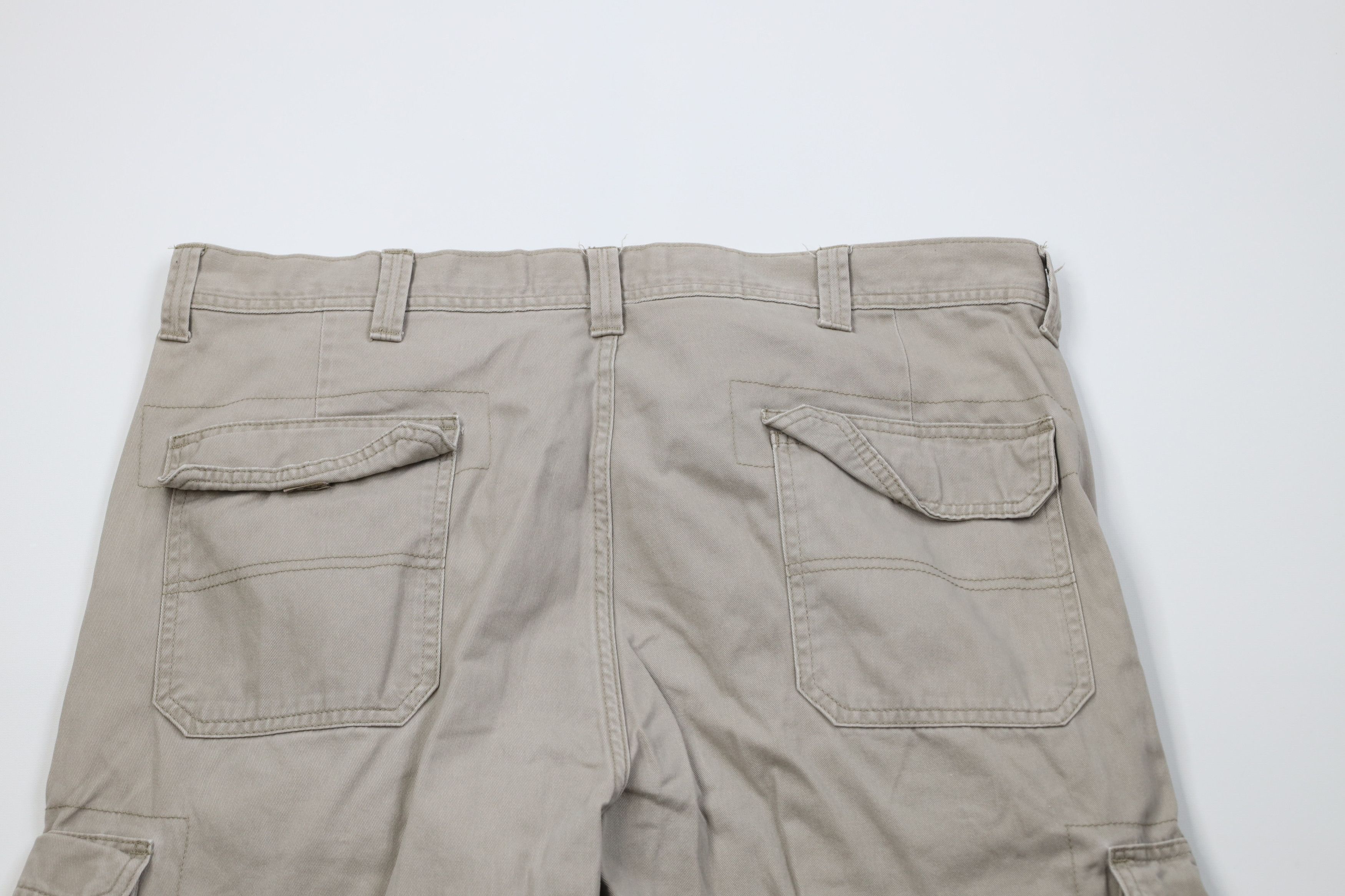 Wrangler Vintage Y2K Wrangler Baggy Wide Leg Cargo Pants Beige Cotton Size US 38 / EU 54 - 9 Thumbnail
