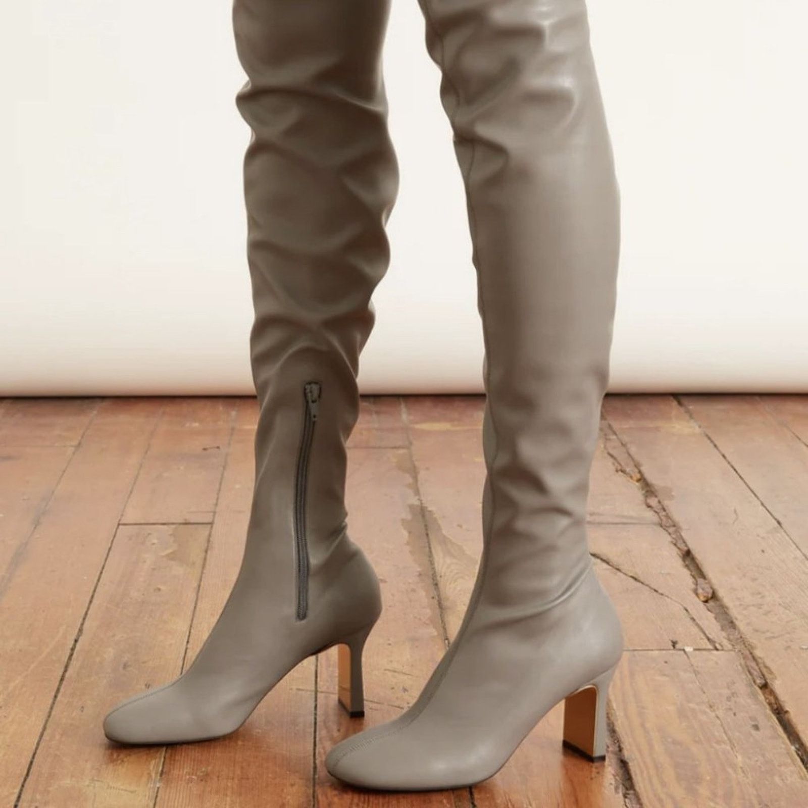 Stella McCartney STELLA MCCARTNEY Ivy vegan leather over-the-knee boots.37 Size US 6.5 / IT 36.5 - 8 Thumbnail